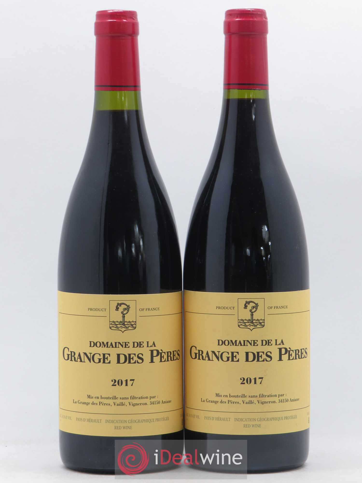 Pays d'Hérault Grange des Pères Laurent Vaillé 2017 - Lot de 2 bouteilles - 0