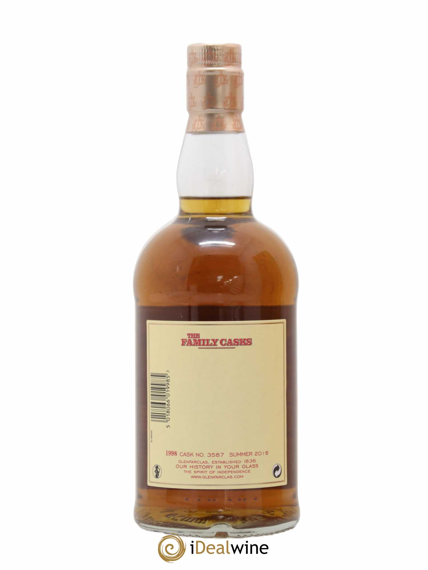 Whisky Glenfarclas Family Cask one of 470 cask 3587 bottled in 2018 1998 - Posten von 1 Flasche - 2