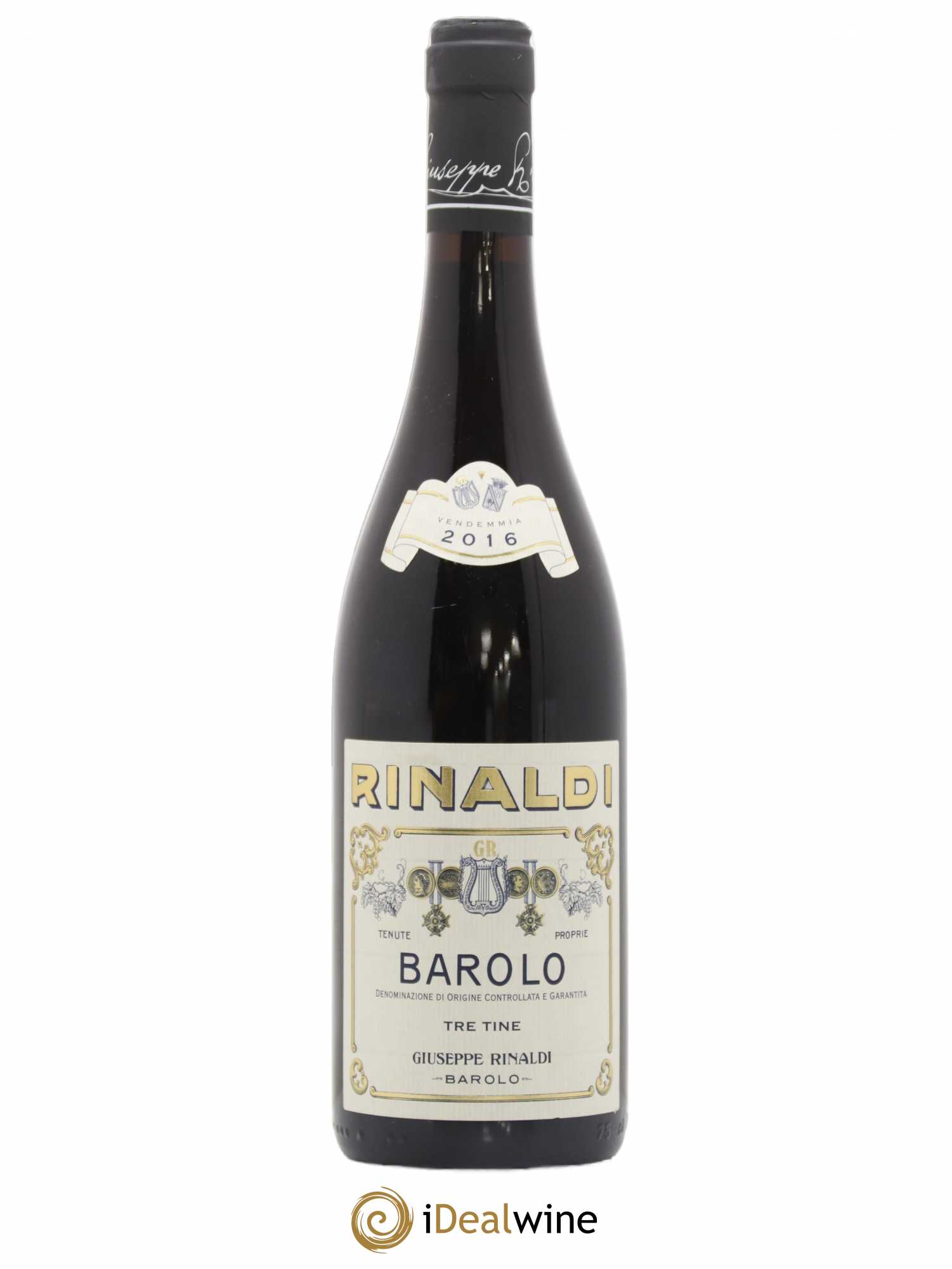 Barolo DOCG Tre Tine Giuseppe Rinaldi 2016 - Lot de 1 bouteille - 0