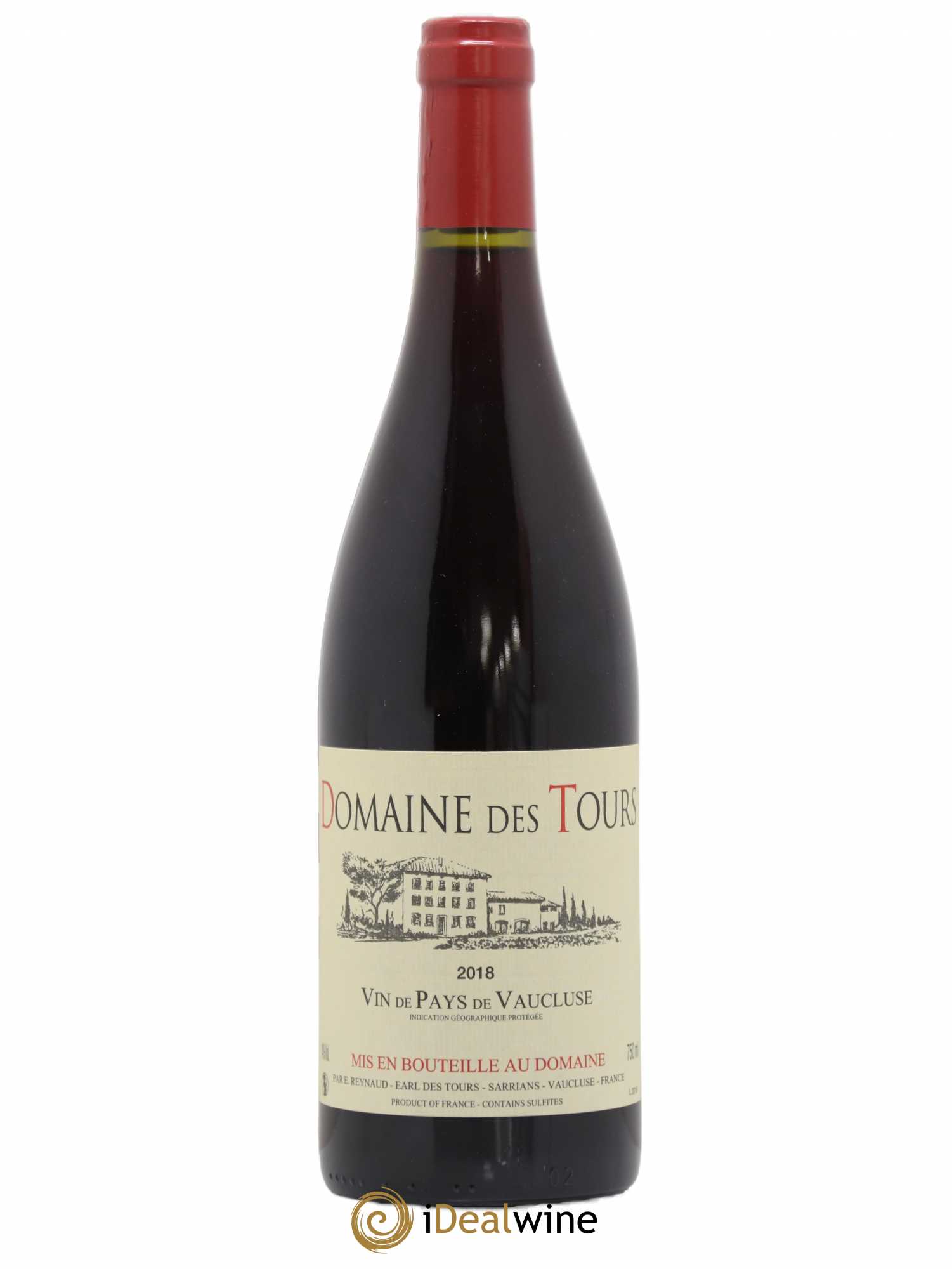 Vaucluse (Vin de Pays de Vaucluse) Domaine des Tours Emmanuel Reynaud 2018 - Lot de 1 bouteille - 0