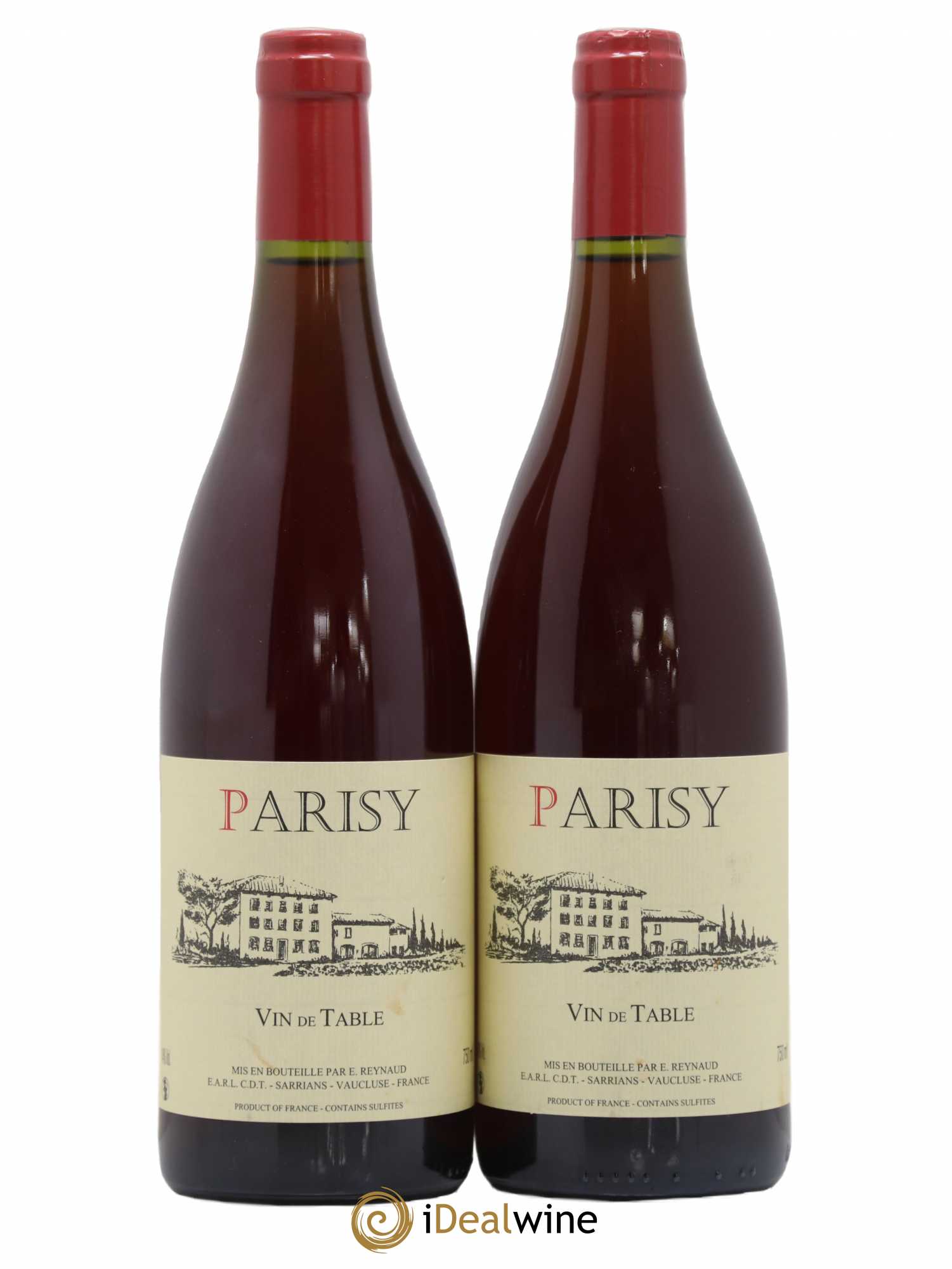 Vin de Table Parisy Emmanuel Reynaud - Lot de 2 bouteilles - 0