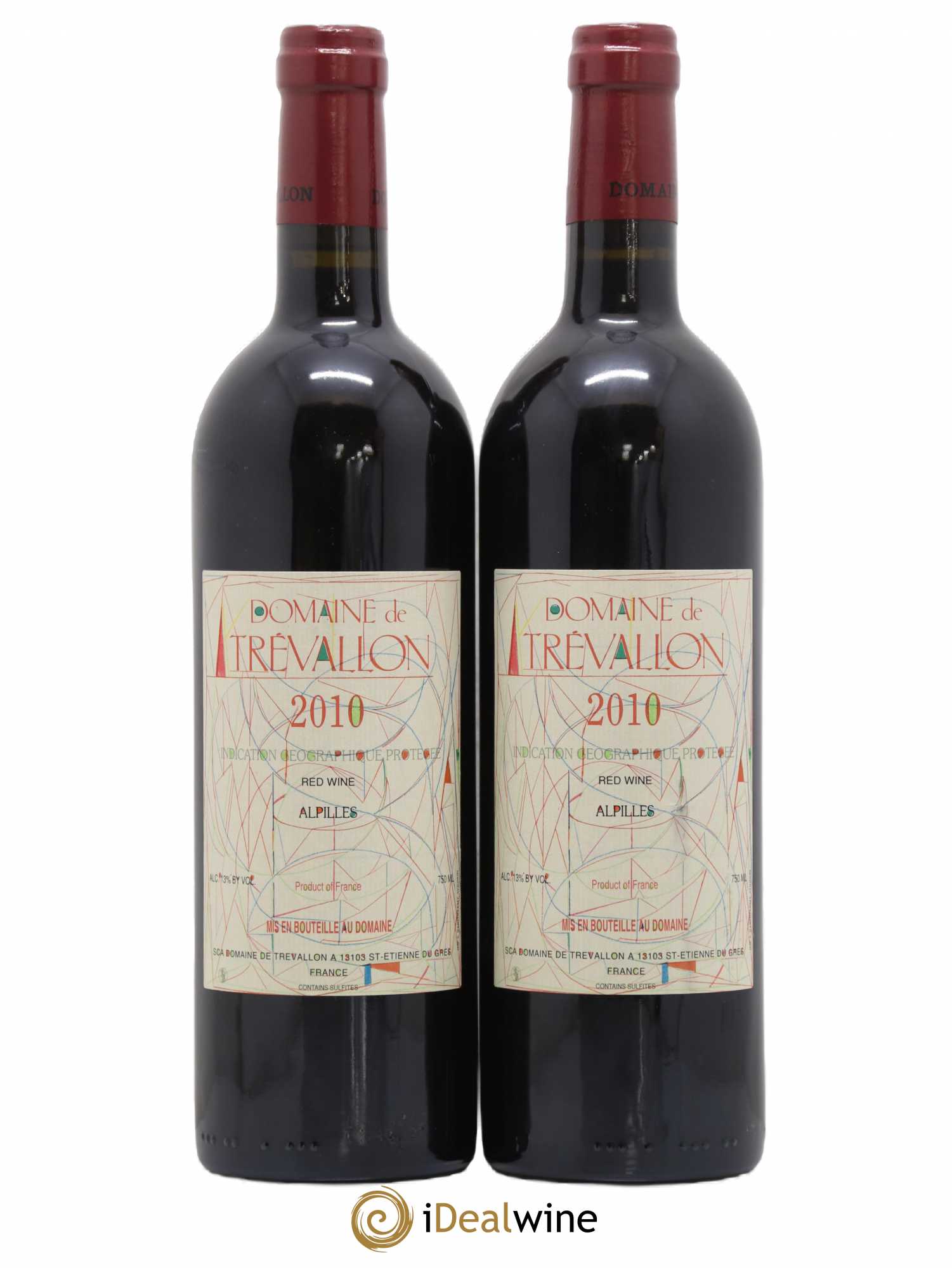Alpilles Trévallon (Domaine de) Eloi Dürrbach 2010 - Lot de 2 bouteilles - 0