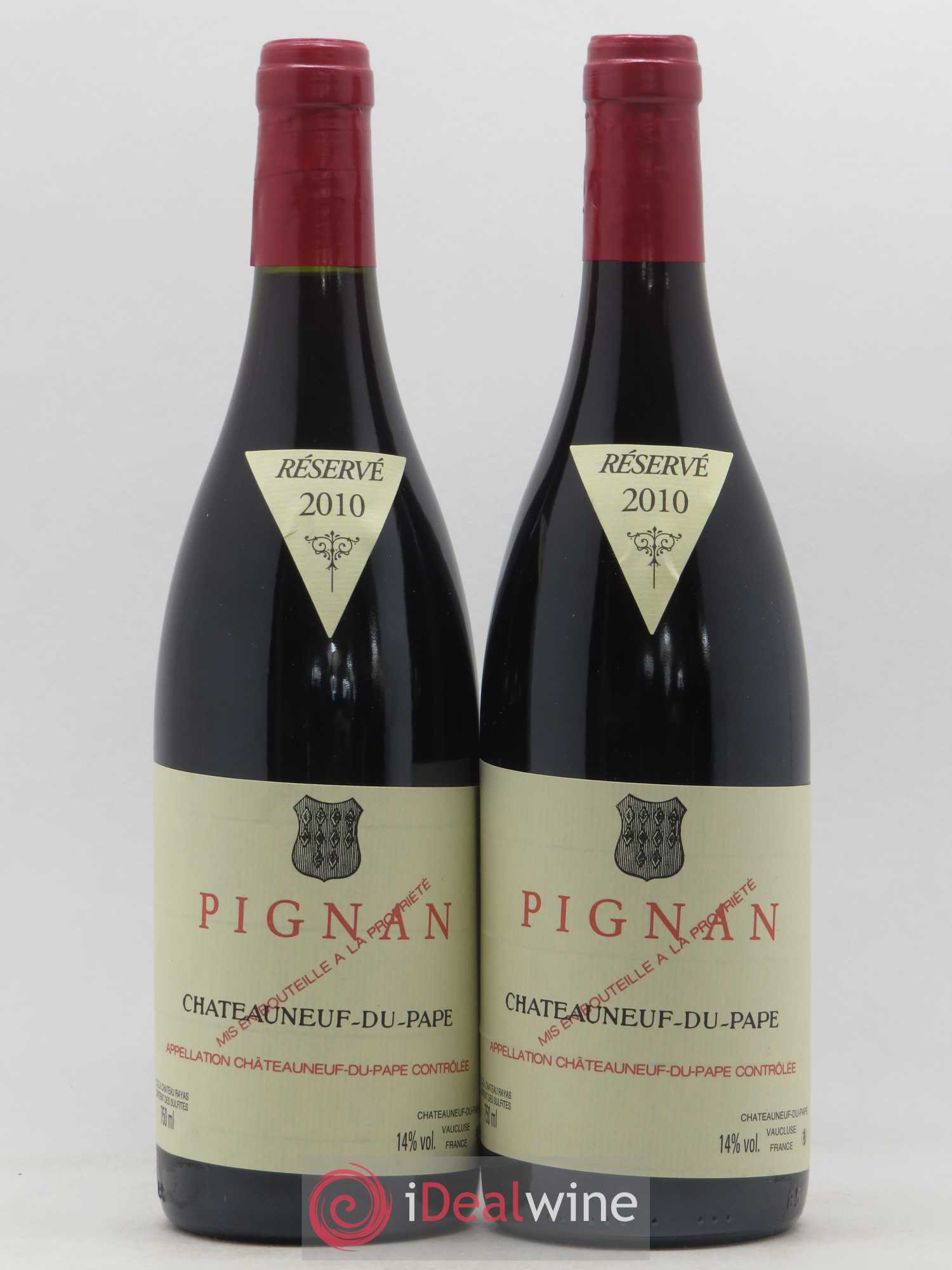 Châteauneuf-du-Pape Pignan Emmanuel Reynaud 2010 - Lot de 2 bouteilles - 0