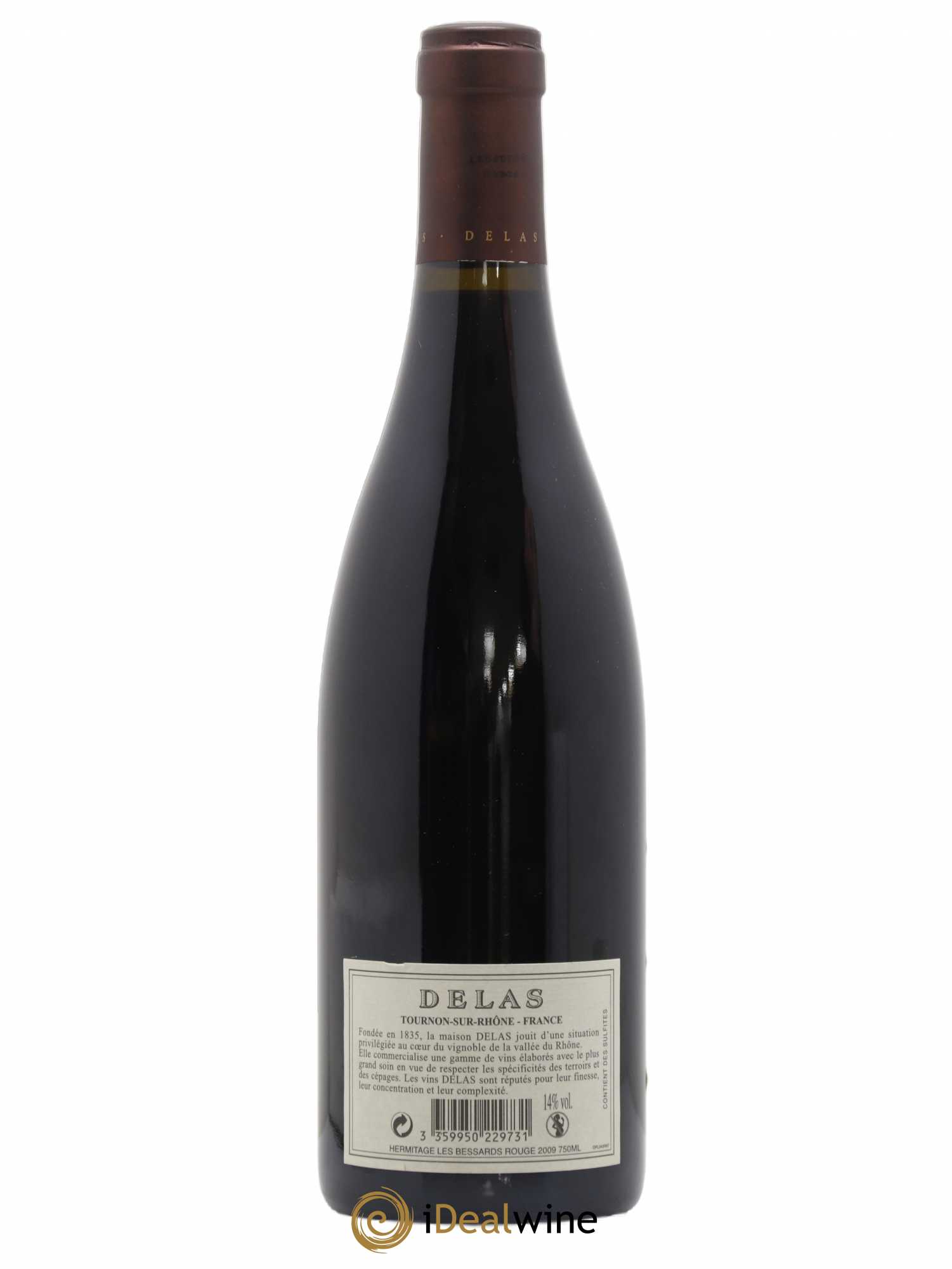 Hermitage Les Bessards Delas Frères 2009 - Lot de 1 bouteille - 1