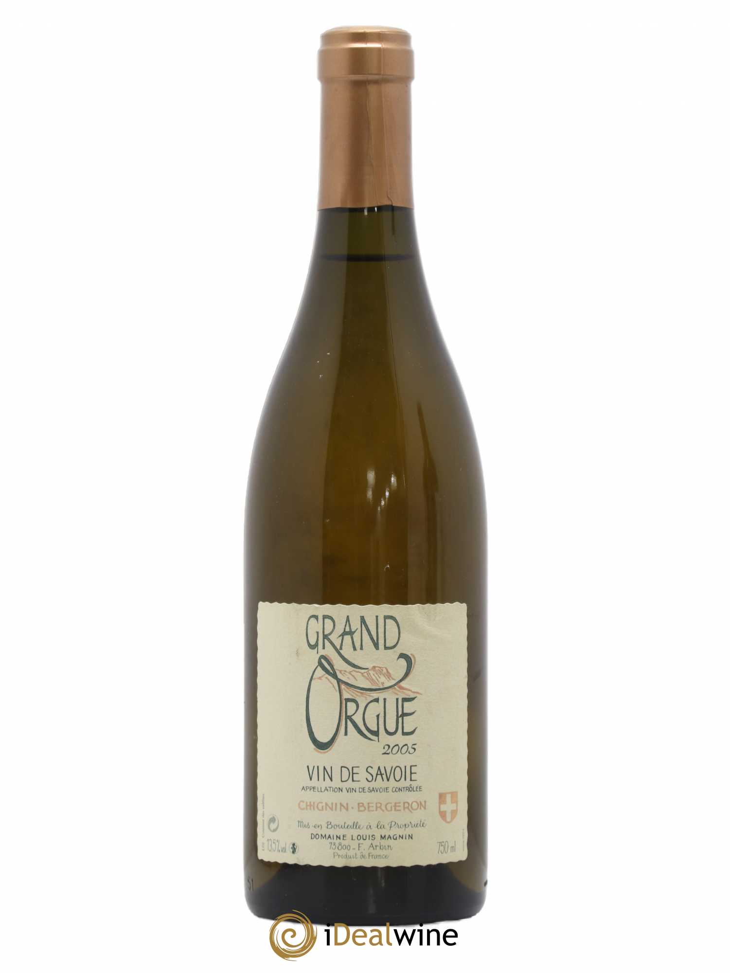Vin de Savoie Chignin-Bergeron Grand Orgue Louis Magnin 2005 - Lot de 1 bouteille - 0