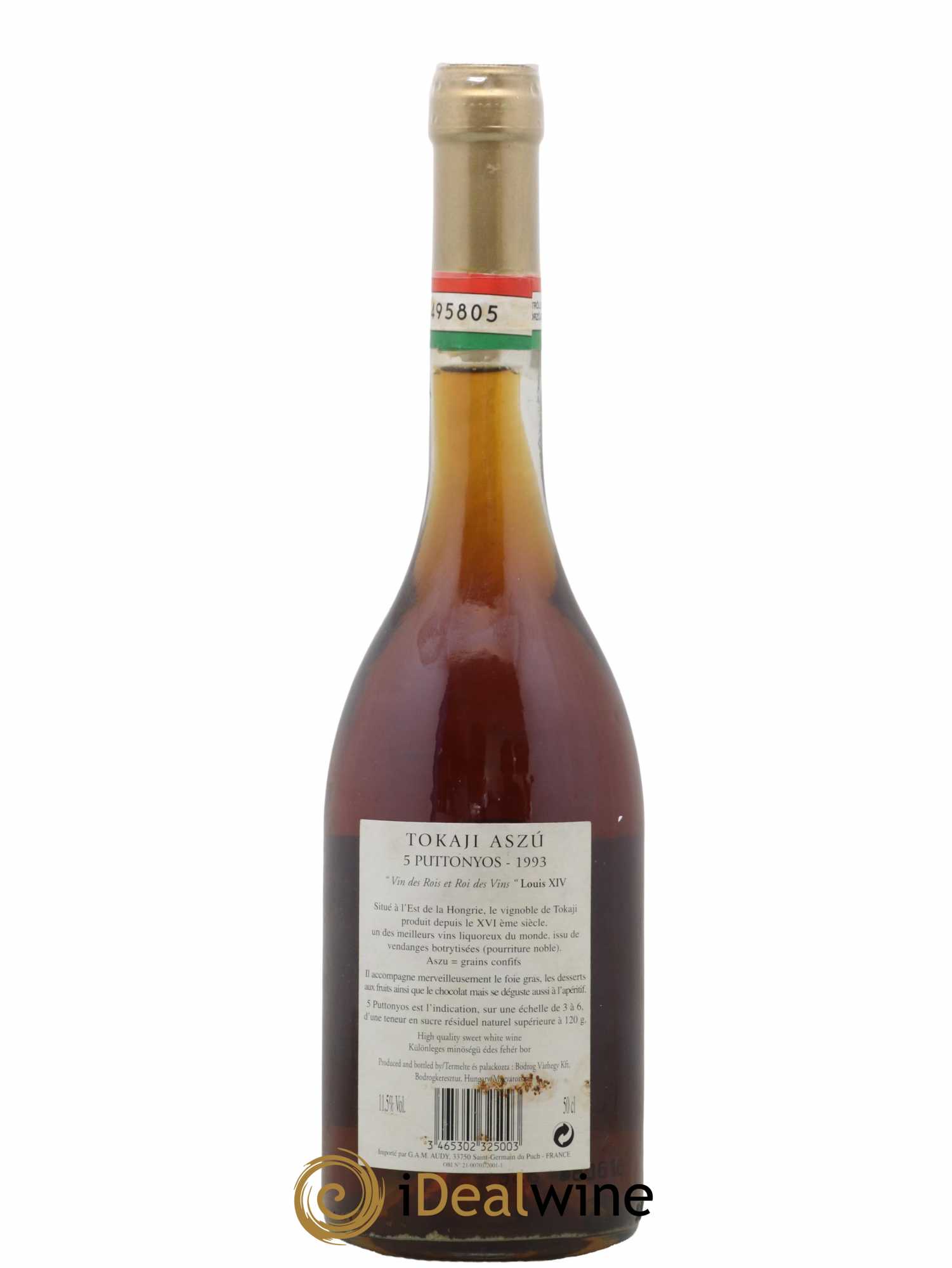 Tokaji 5 Puttonyos Aszu Prince Arpad 1993 - Lotto di 1 bottiglia - 1