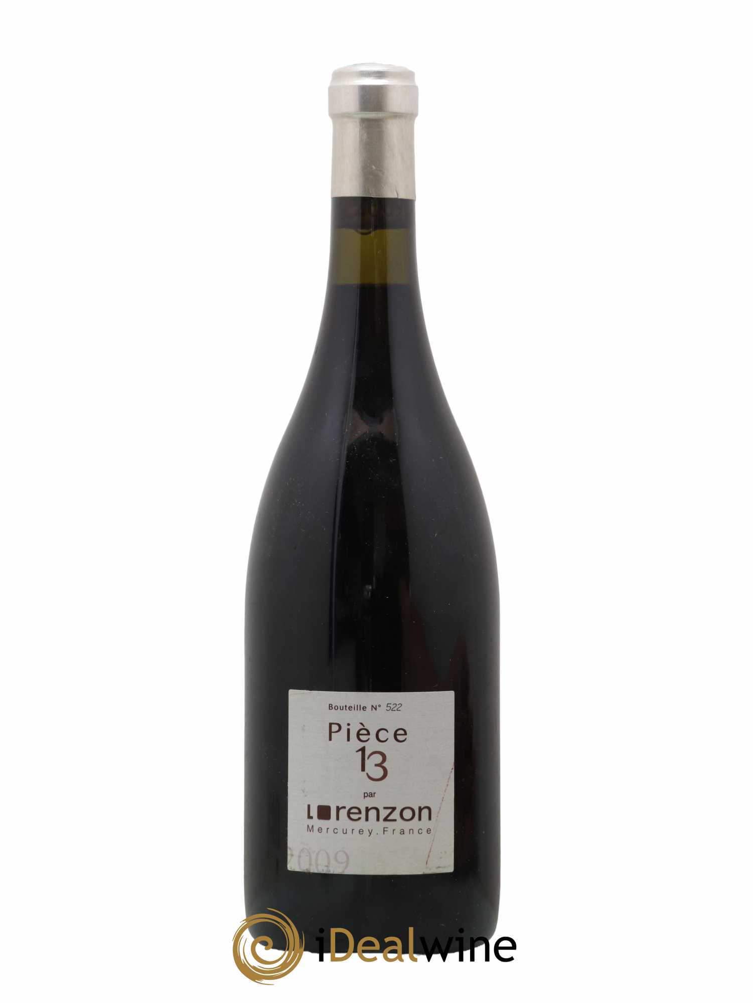Mercurey 1er Cru Pièce 13 Bruno Lorenzon 2009 - Lot de 1 bouteille - 0