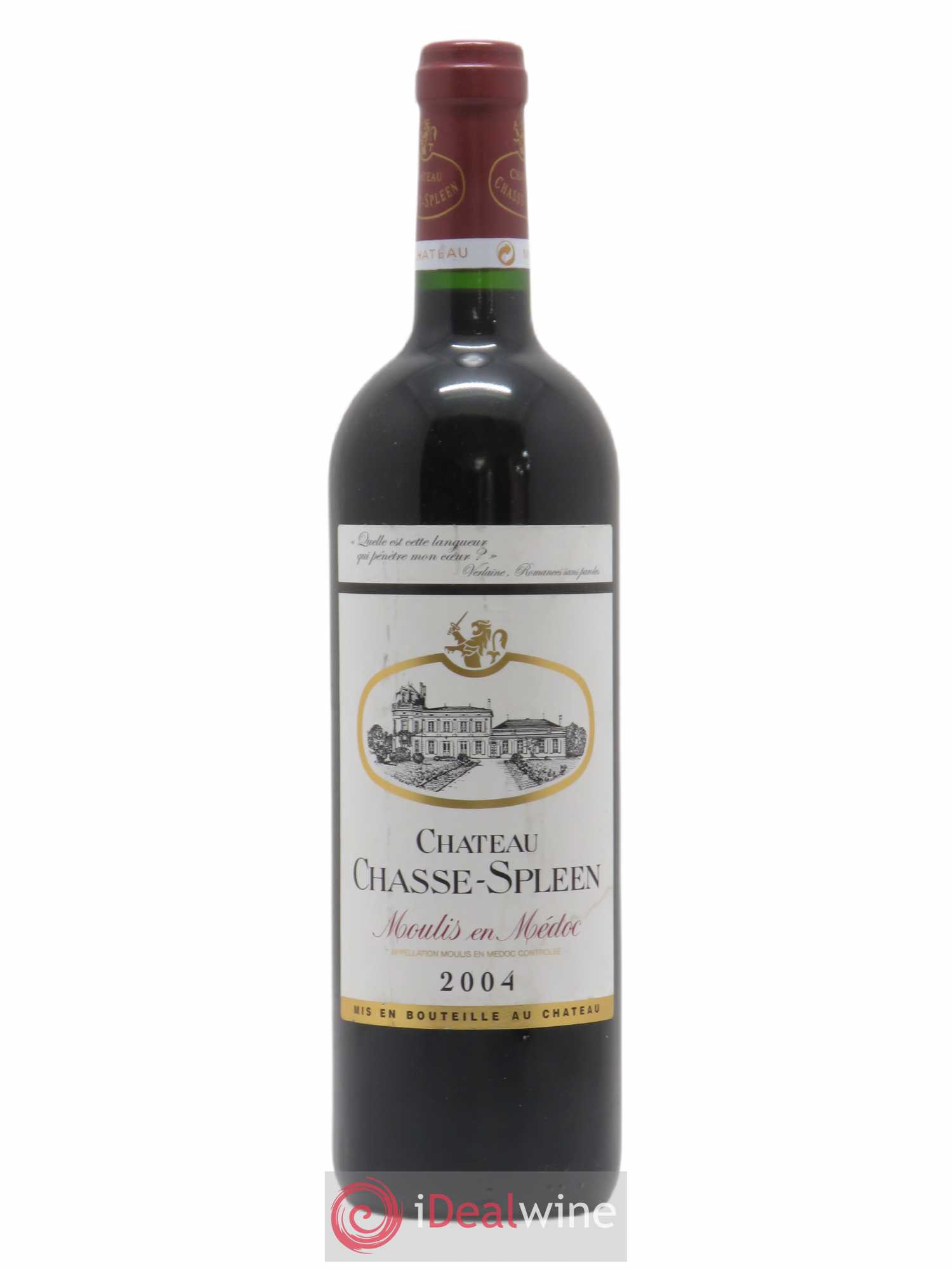 Château Chasse Spleen (sans prix de réserve) 2004 - Lot de 1 bouteille - 0