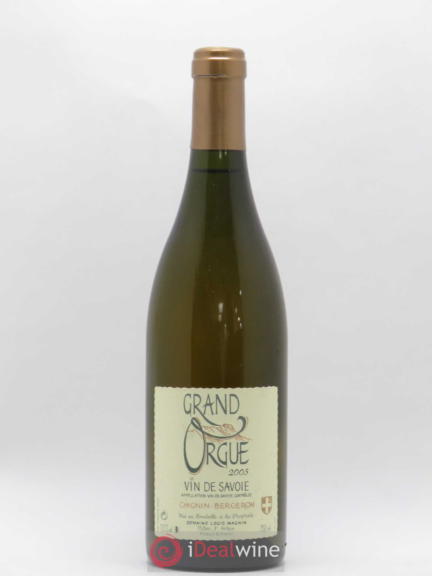 Vin de Savoie Chignin-Bergeron Grand Orgue Louis Magnin 2005 - Lot de 1 bouteille - 0