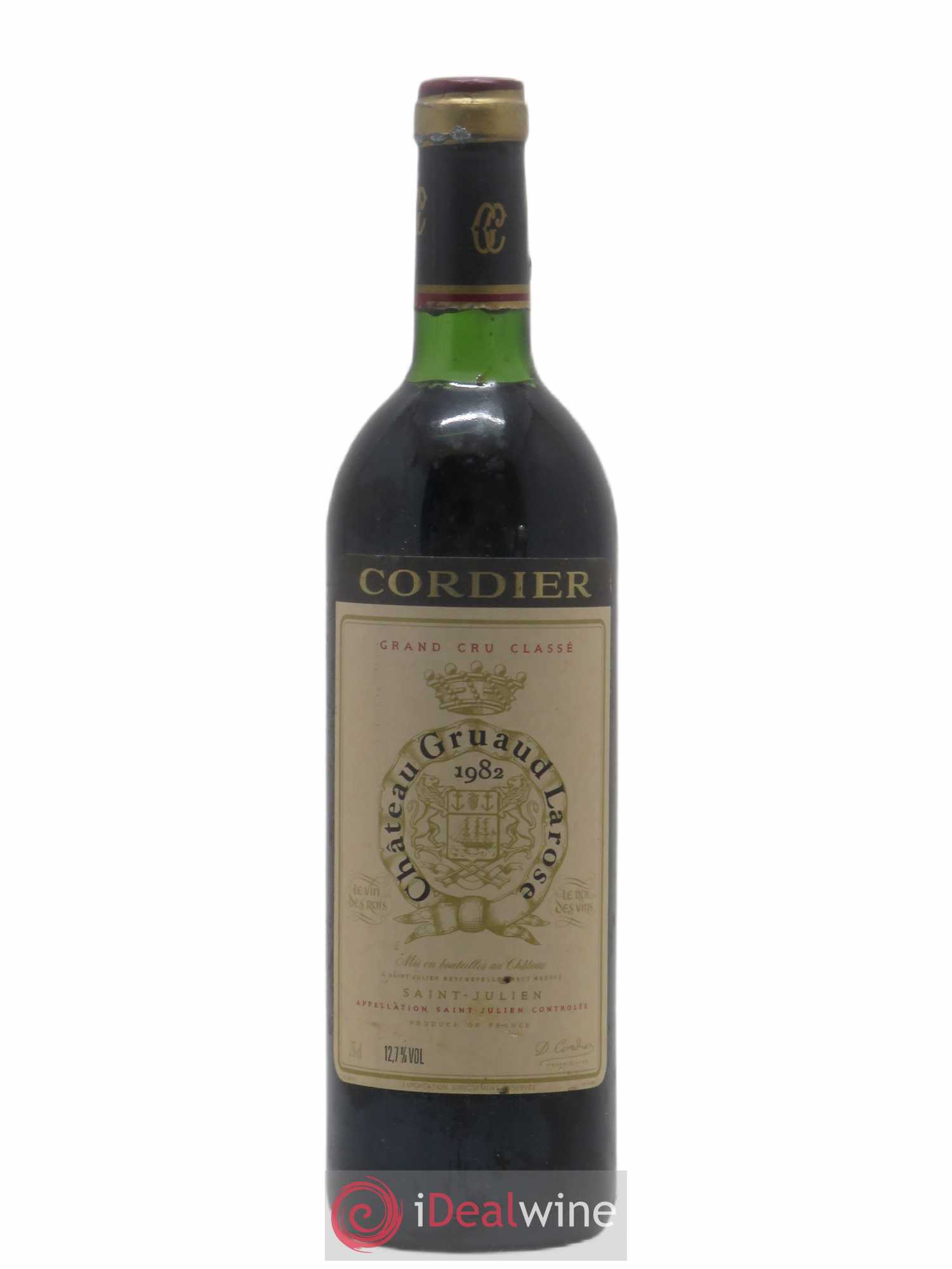 Château Gruaud Larose 2ème Grand Cru Classé 1982 - Lot de 1 bouteille - 0