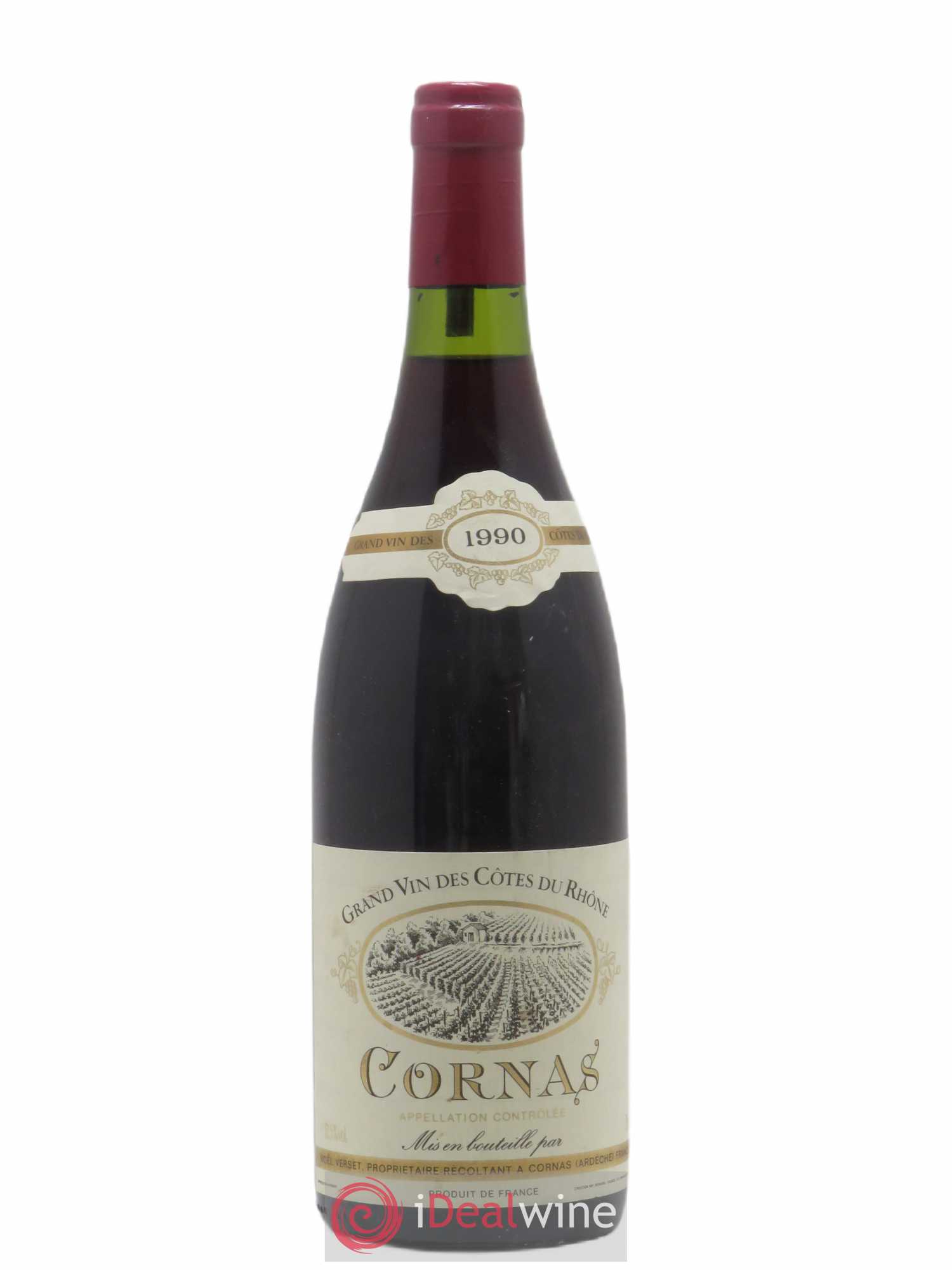 Cornas Noël Verset 1990 - Lot de 1 bouteille - 0