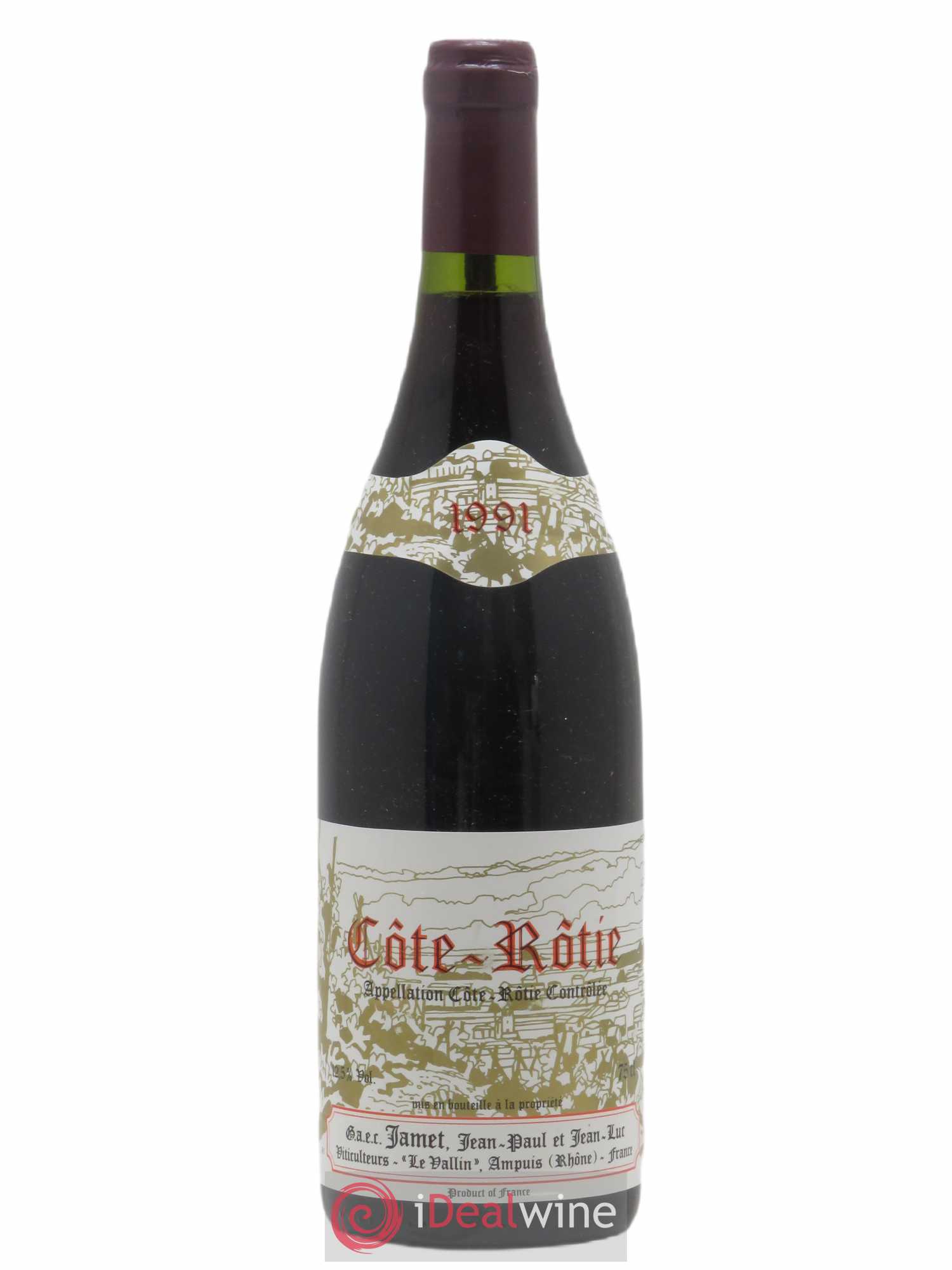 Côte-Rôtie Jamet (Domaine) 1991 - Lot de 1 bouteille - 0
