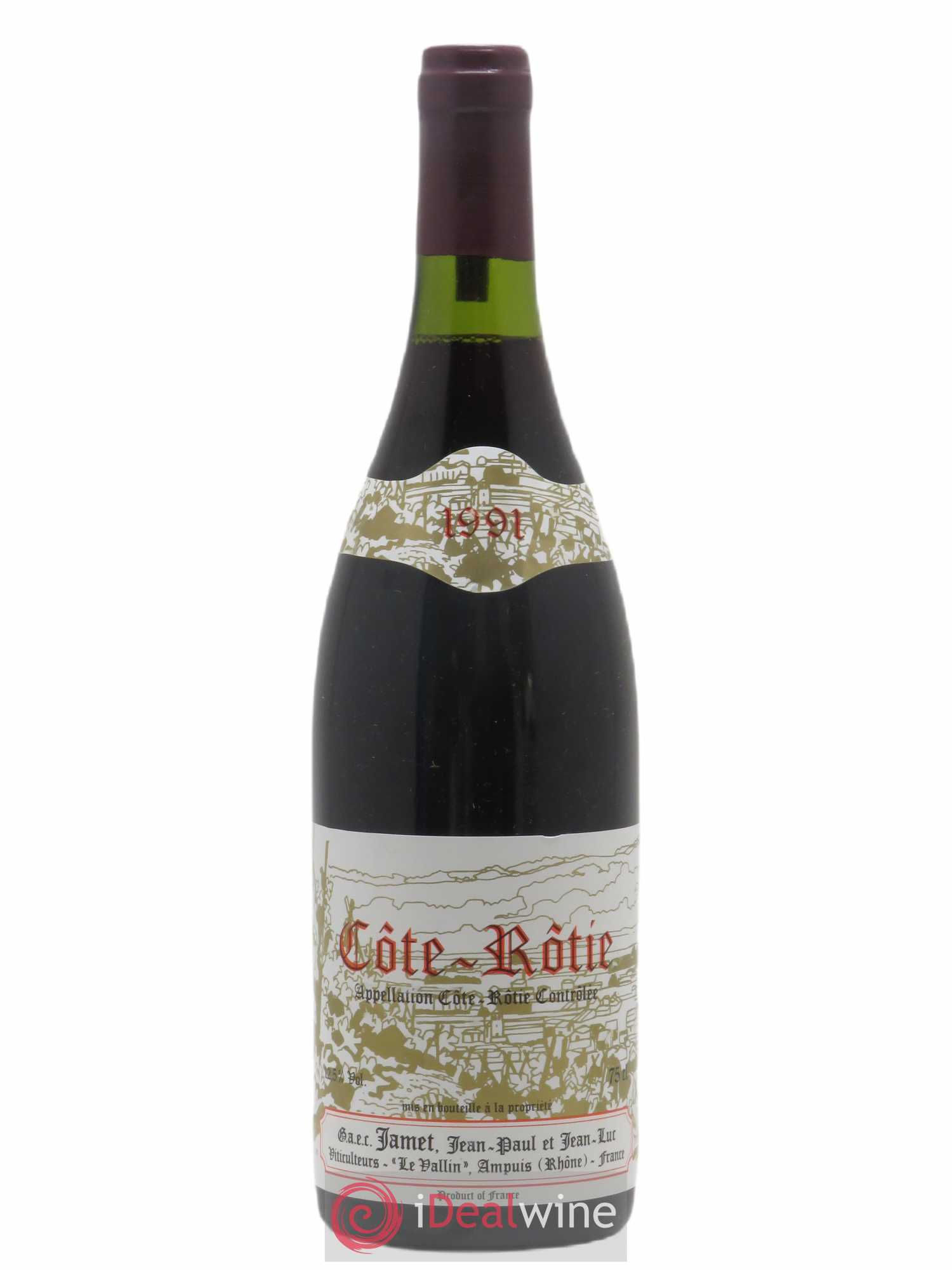 Côte-Rôtie Jamet (Domaine) 1991 - Lot de 1 bouteille - 0