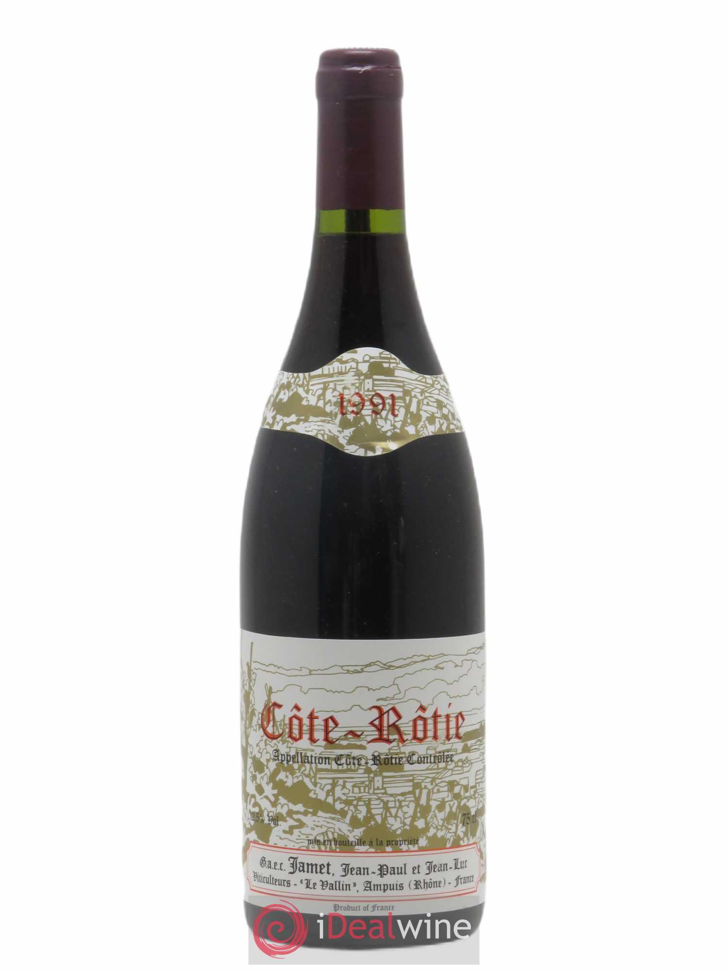 Côte-Rôtie Jamet (Domaine) 1991 - Lot de 1 bouteille - 0