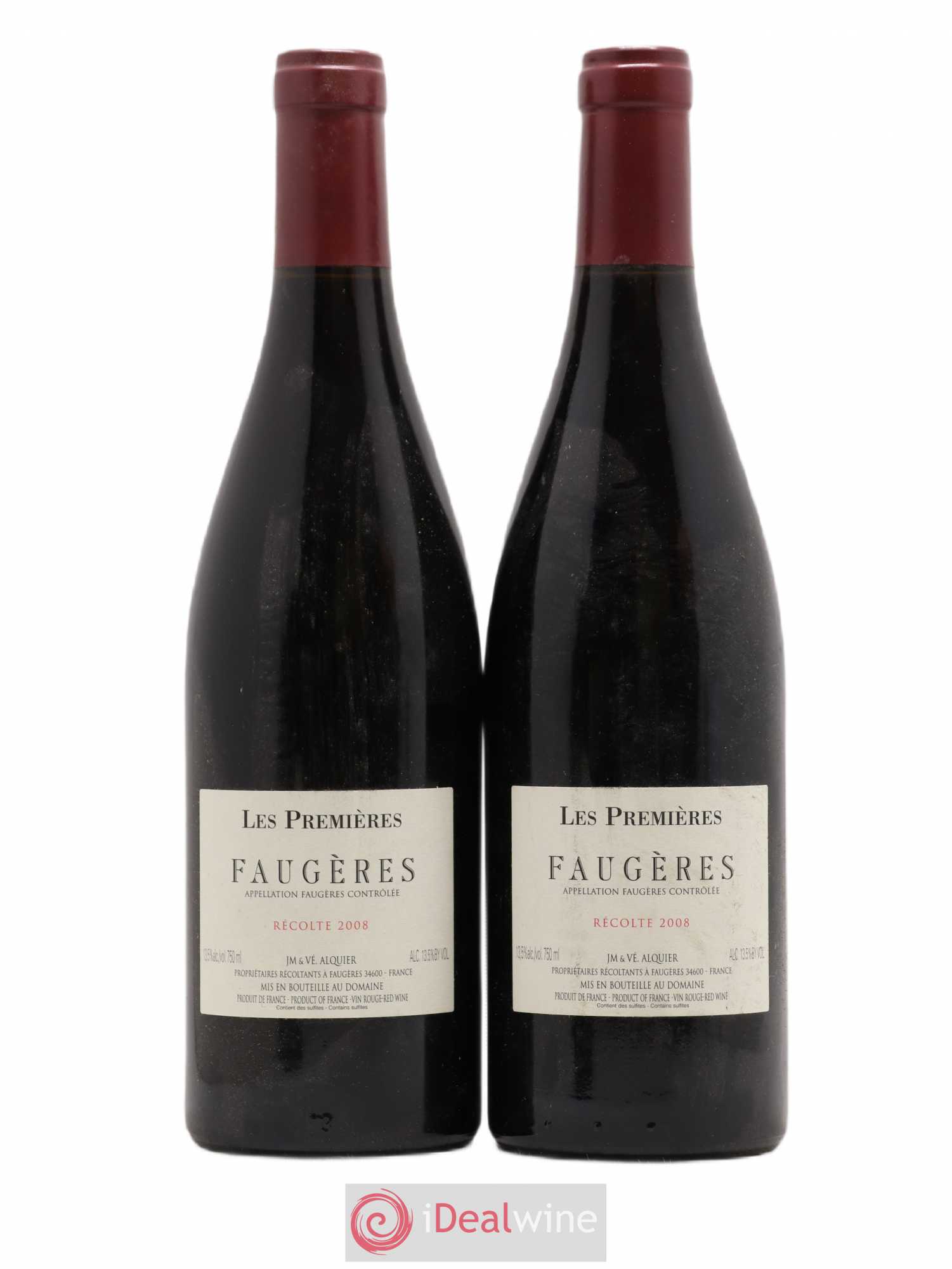 Faugères Domaine Jean-Michel Alquier Les Premières 2008 - Lot de 2 bouteilles - 0