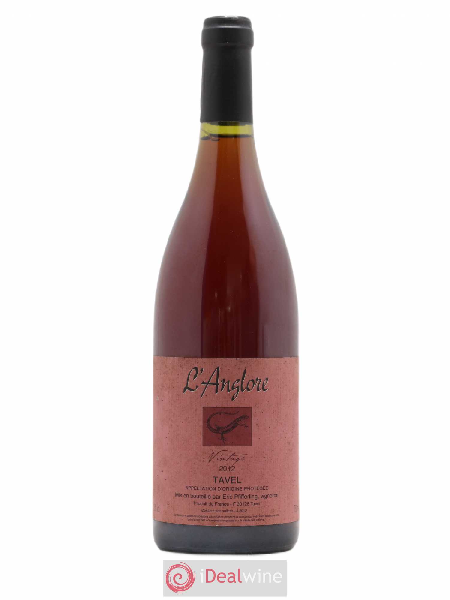 Tavel Vintage L'Anglore 2012 - Lot de 1 bouteille - 0
