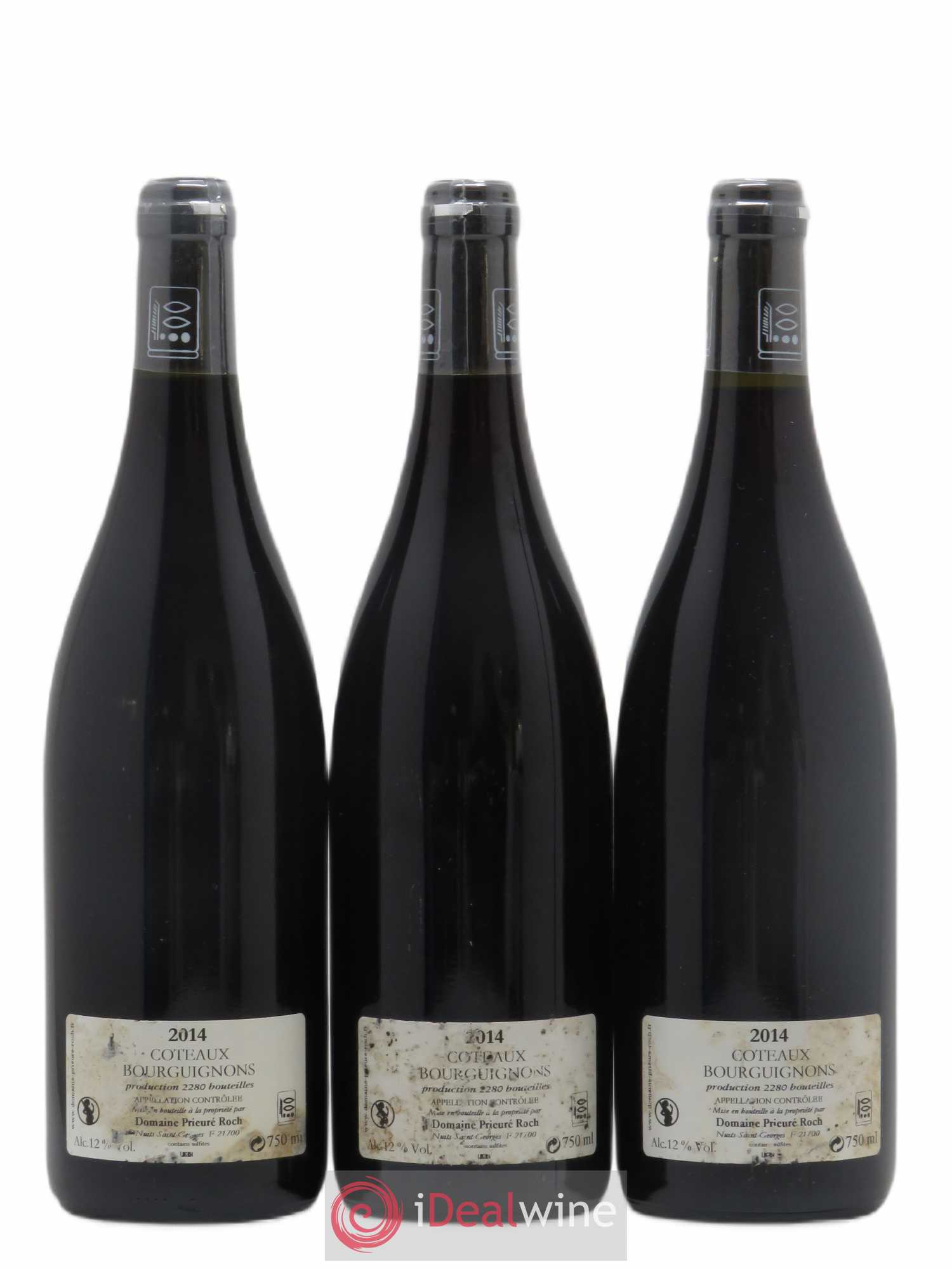 Coteaux Bourguignons Prieuré Roch 2014 - Lot de 3 bouteilles - 1
