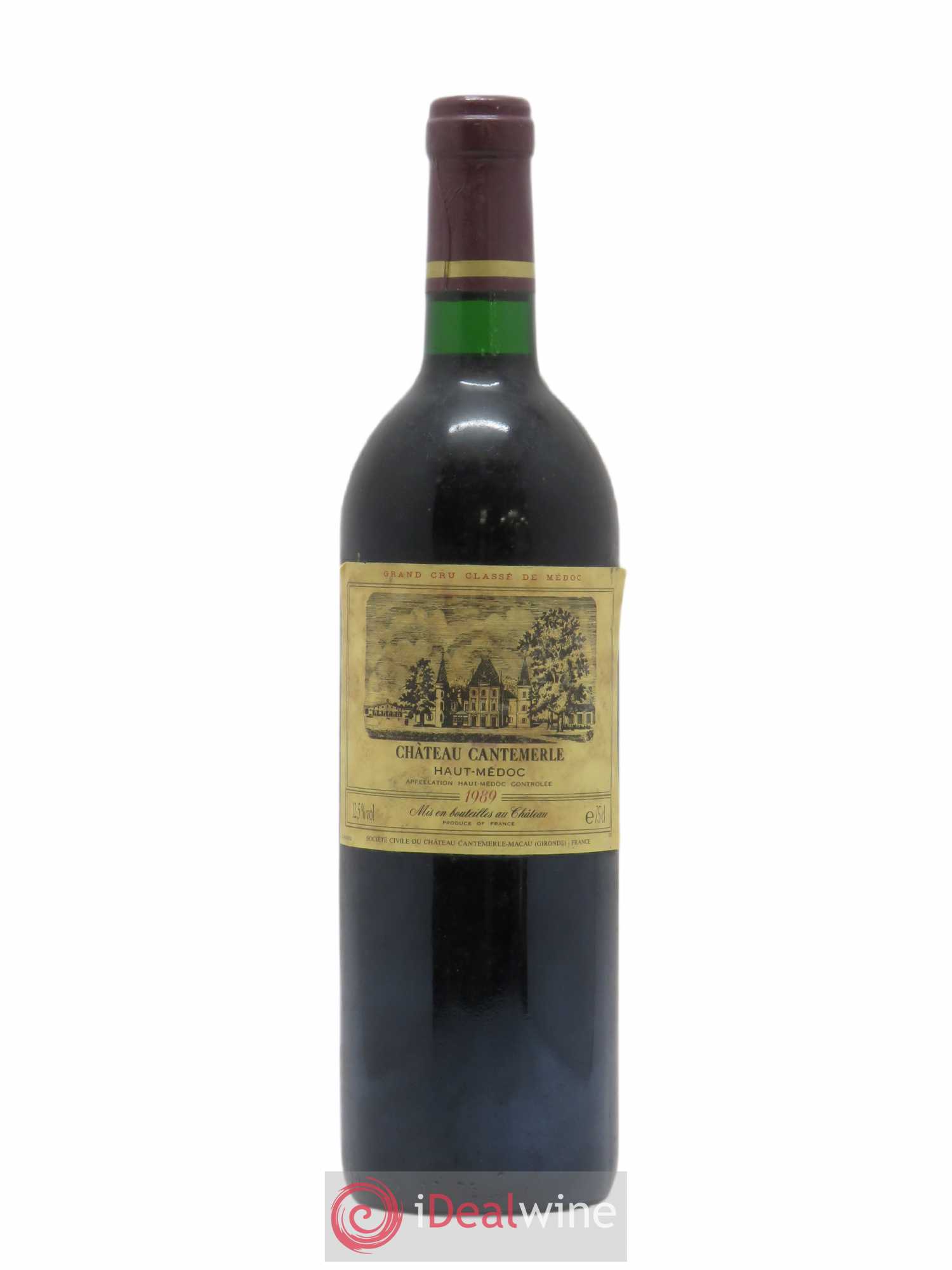 Château Cantemerle 5ème Grand Cru Classé 1989 - Lot de 1 bouteille - 0