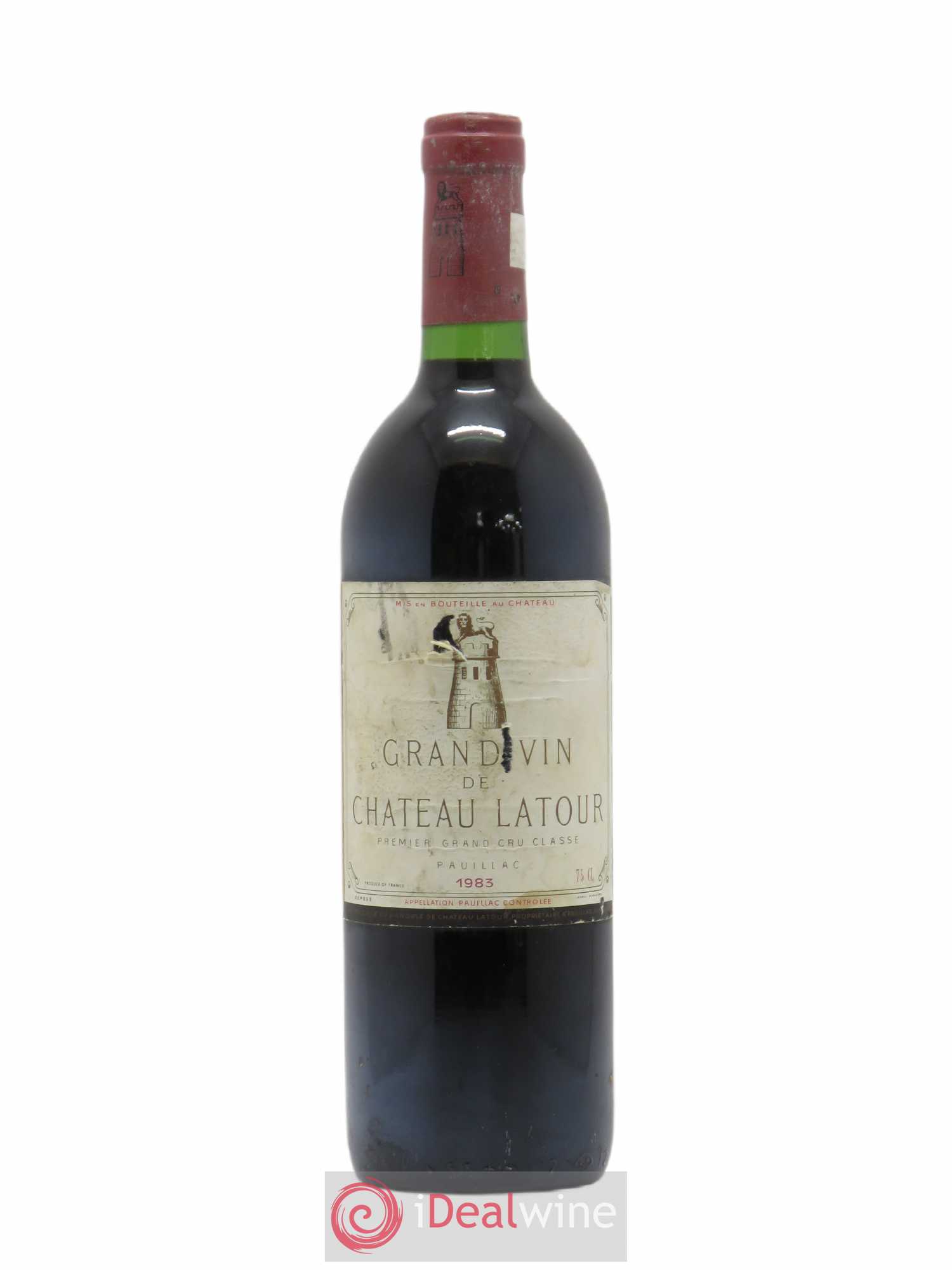 Château Latour 1er Grand Cru Classé 1983 - Lot de 1 bouteille - 0