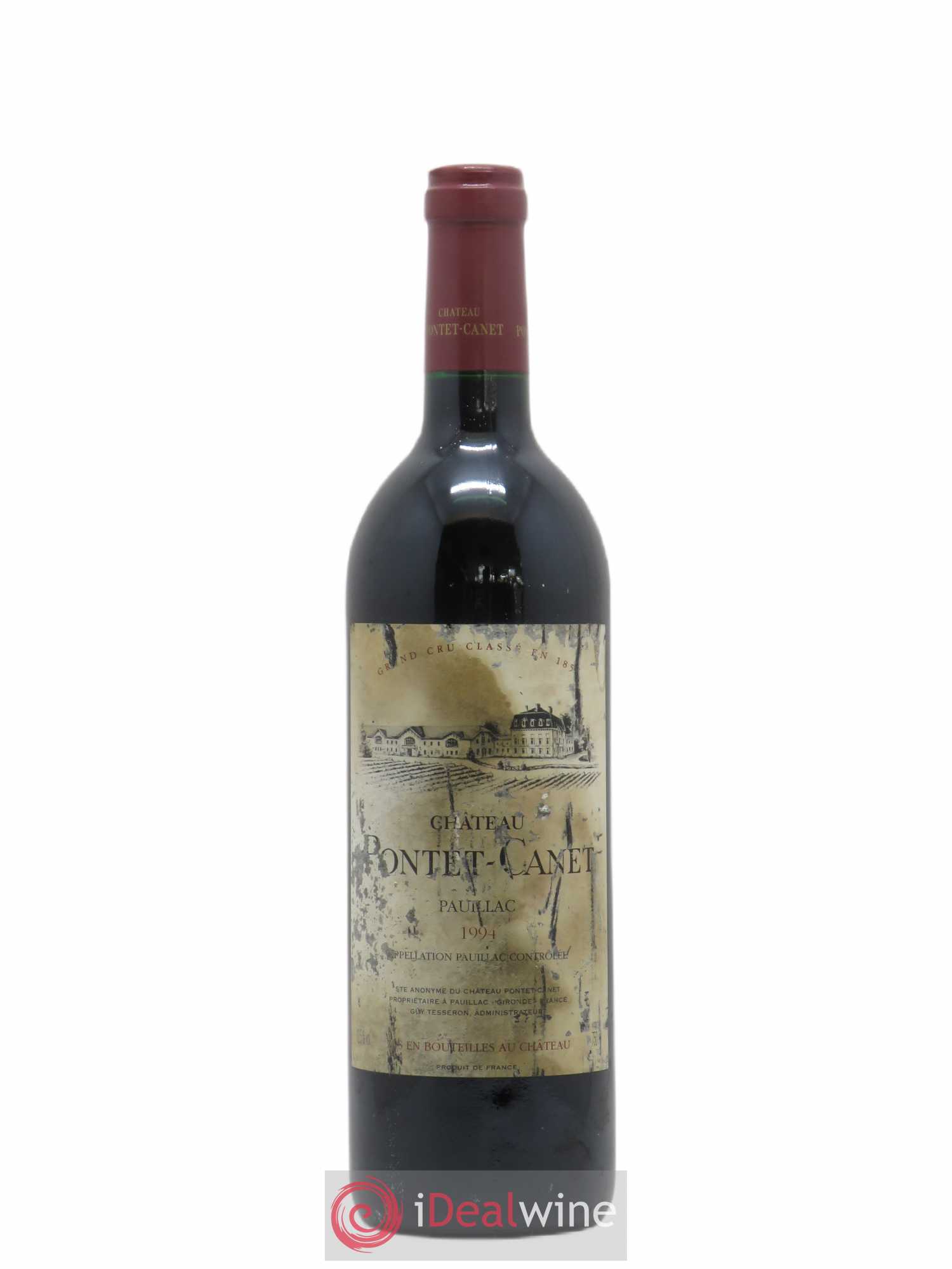Château Pontet Canet 5ème Grand Cru Classé 1994 - Lot de 1 bouteille - 0