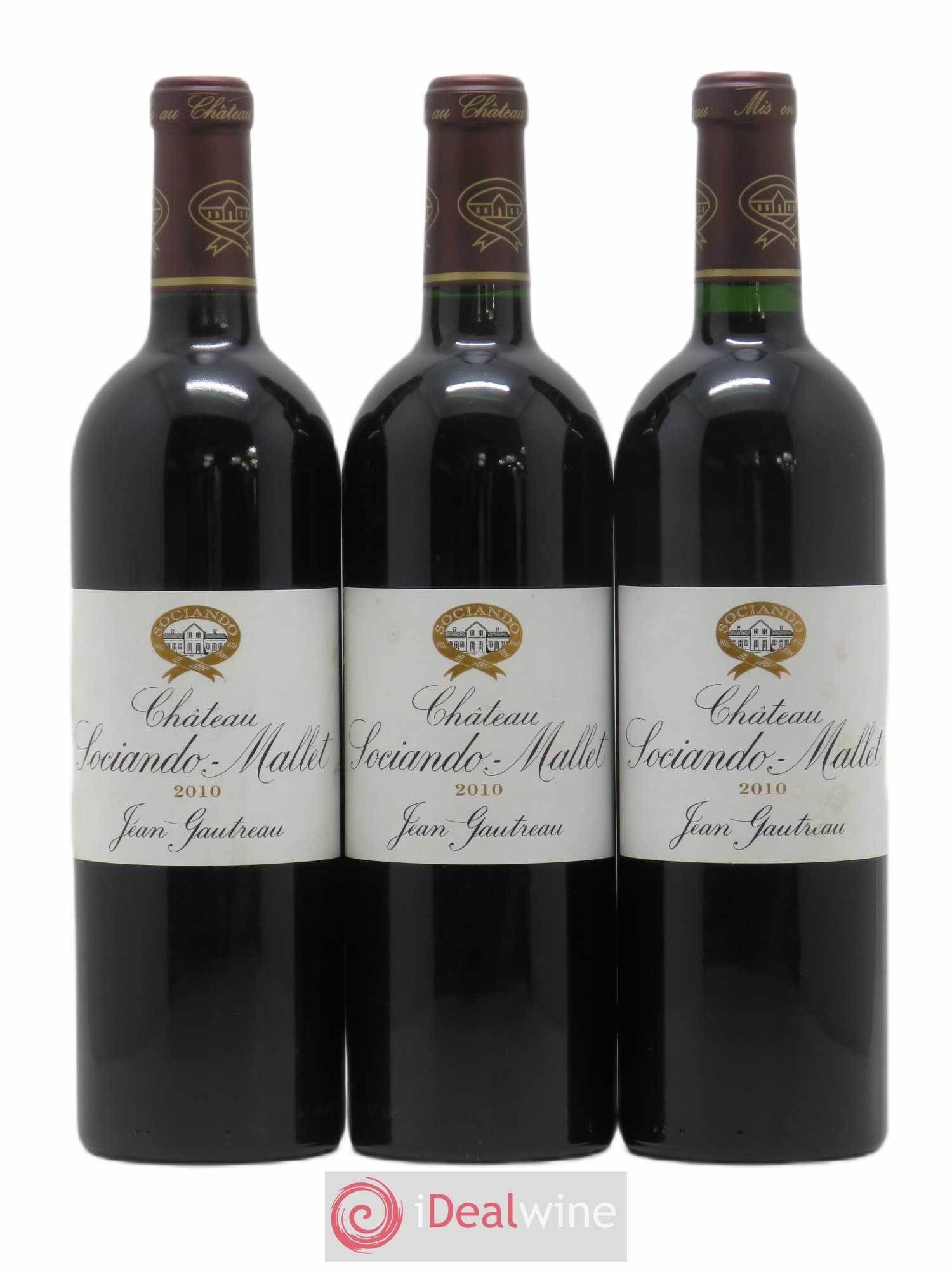Château Sociando Mallet 2010 - Lot de 12 bouteilles - 1