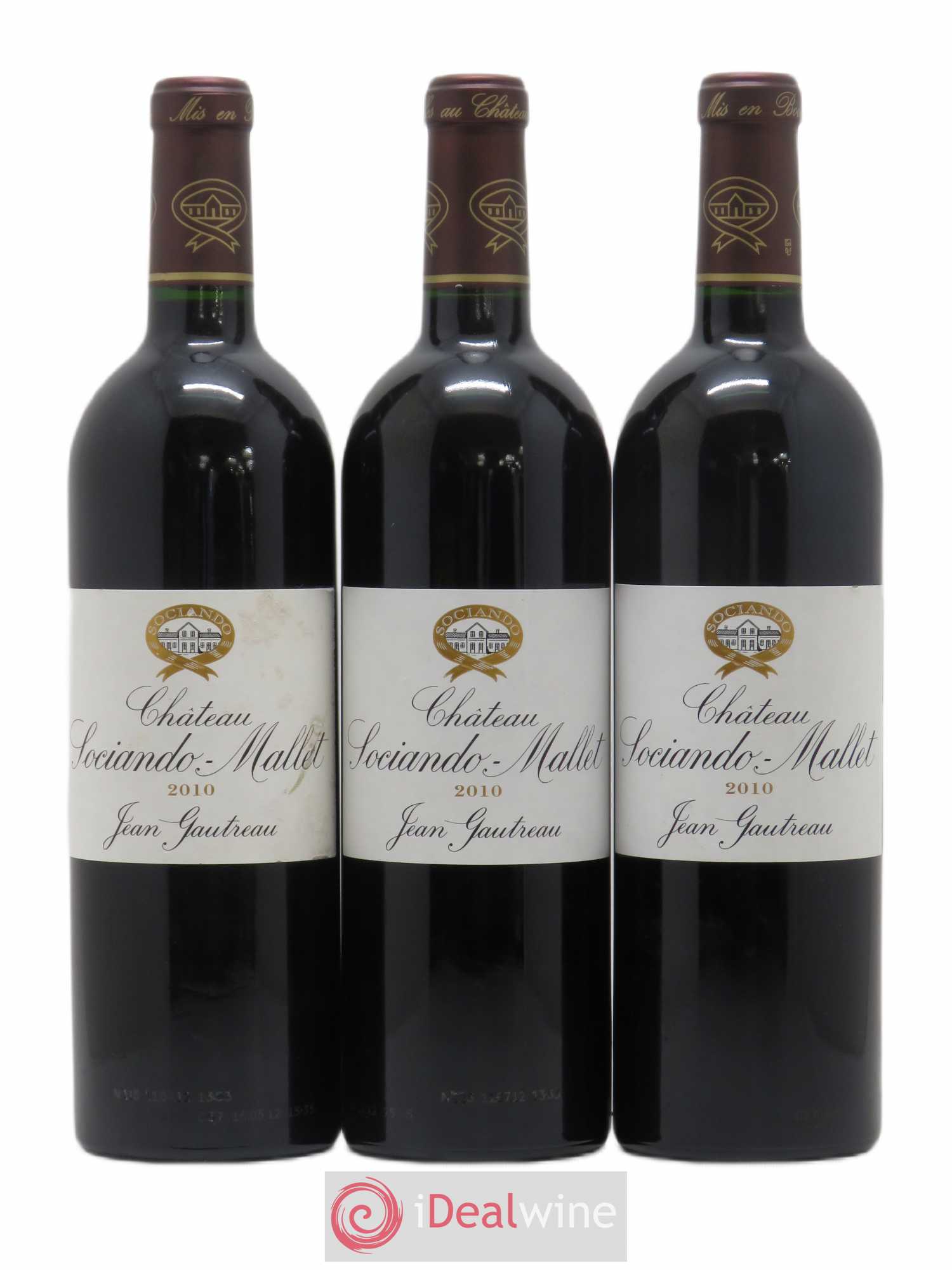 Château Sociando Mallet 2010 - Lot de 12 bouteilles - 2