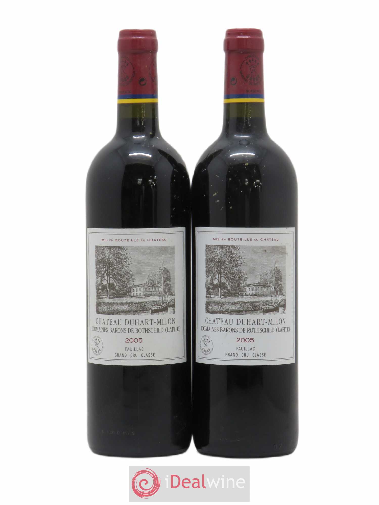 Château Duhart-Milon 4ème Grand Cru Classé 2005 - Lot de 2 bouteilles - 0