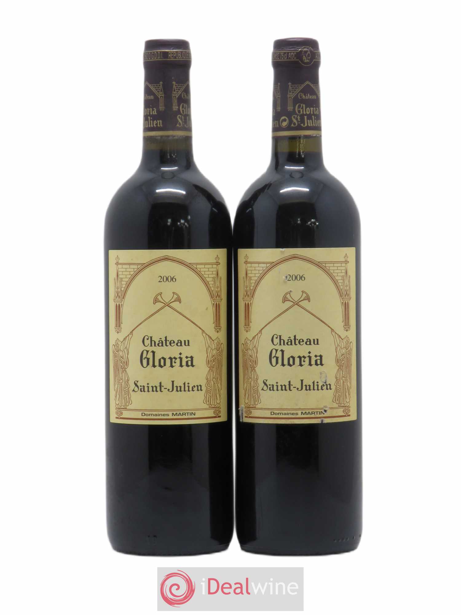 Château Gloria 2006 - Lot of 2 bottles - 0
