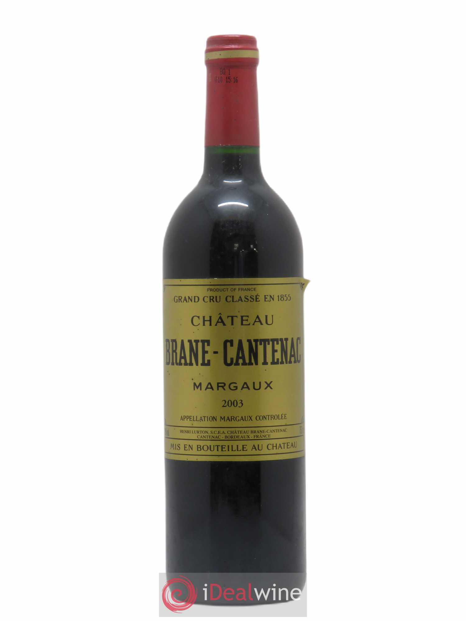 Château Brane Cantenac 2ème Grand Cru Classé 2003 - Lot de 1 bouteille - 0