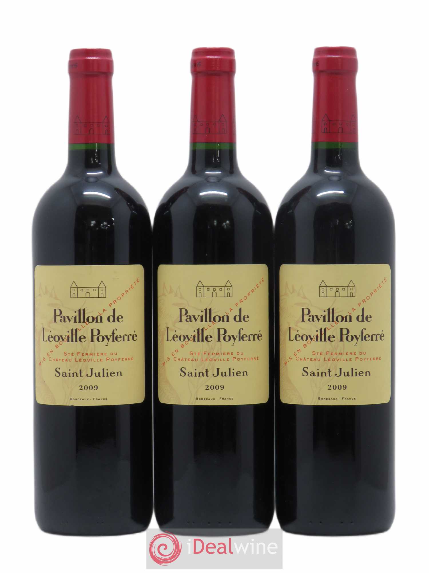 Pavillon de Poyferré Second Vin 2009 - Lot de 3 bouteilles - 0