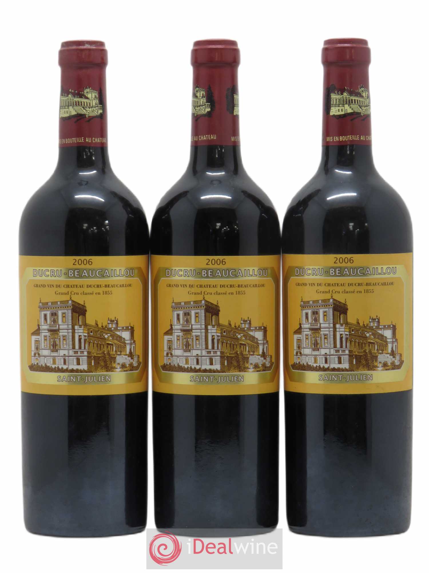 Château Ducru Beaucaillou 2ème Grand Cru Classé 2006 - Lot de 3 bouteilles - 0