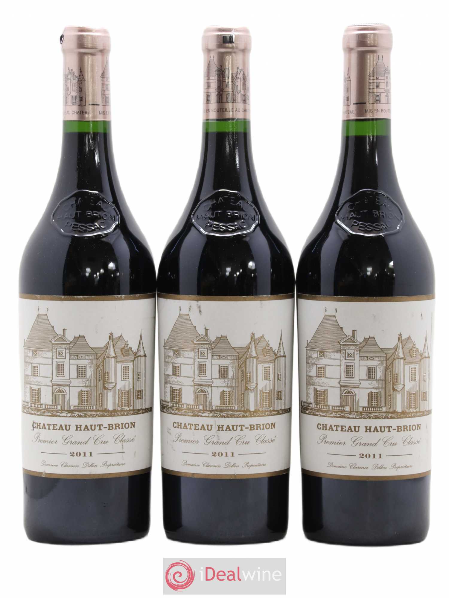 Château Haut Brion 1er Grand Cru Classé 2011 - Lot de 3 bouteilles - 0