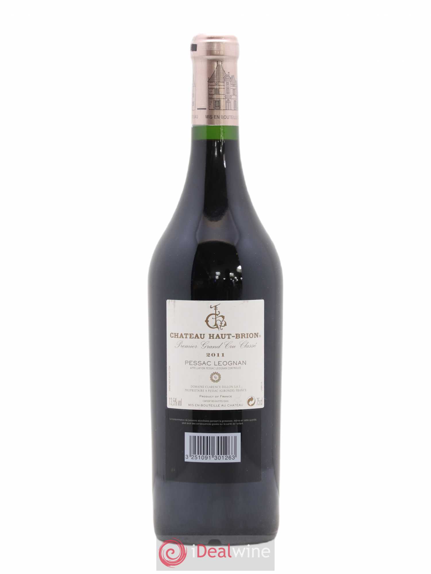 Château Haut Brion 1er Grand Cru Classé 2011 - Lot de 1 bouteille - 1