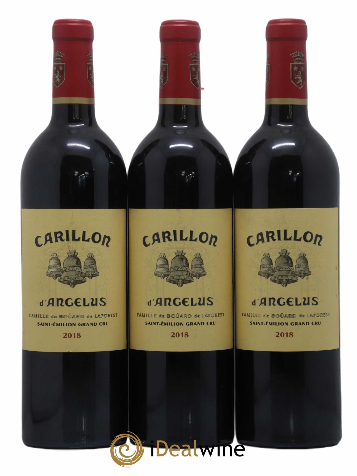 Le Carillon de l'Angélus Second Vin 2018 - Lot de 3 bouteilles - 0