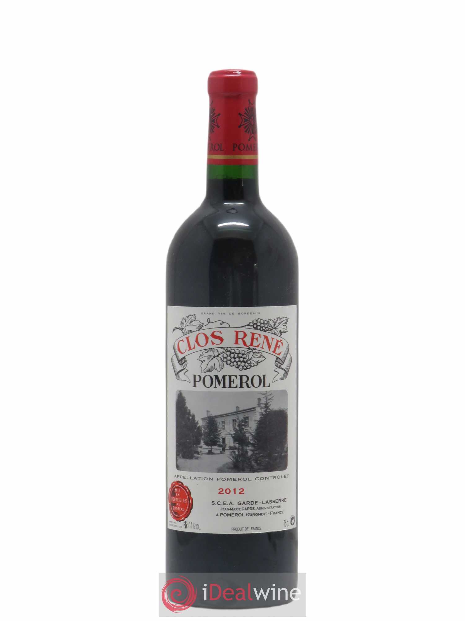 Clos René 2012 - Lotto di 1 bottiglia - 0
