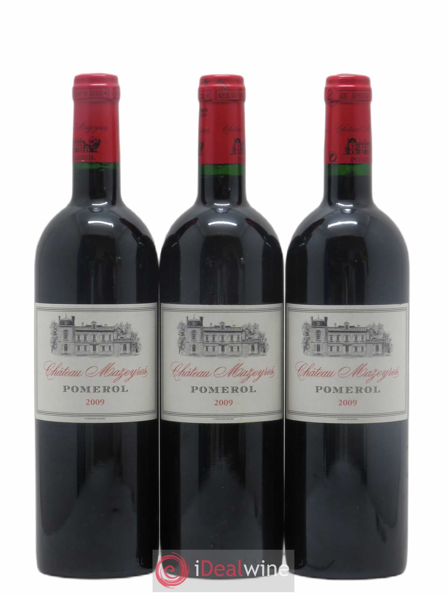 Château Mazeyres 2009 - Lot de 3 bouteilles - 0