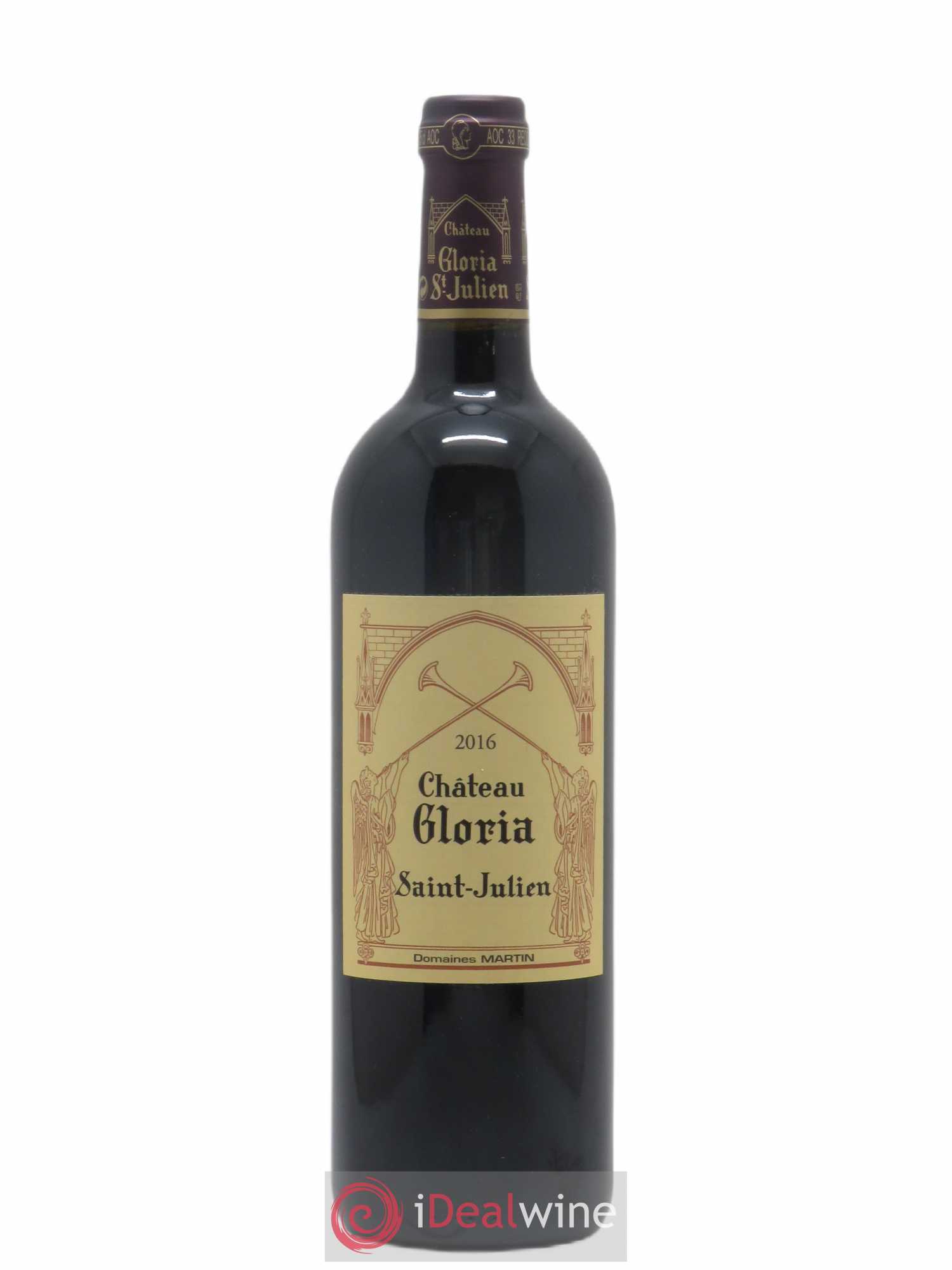 Château Gloria 2016 - Lot de 1 bouteille - 0