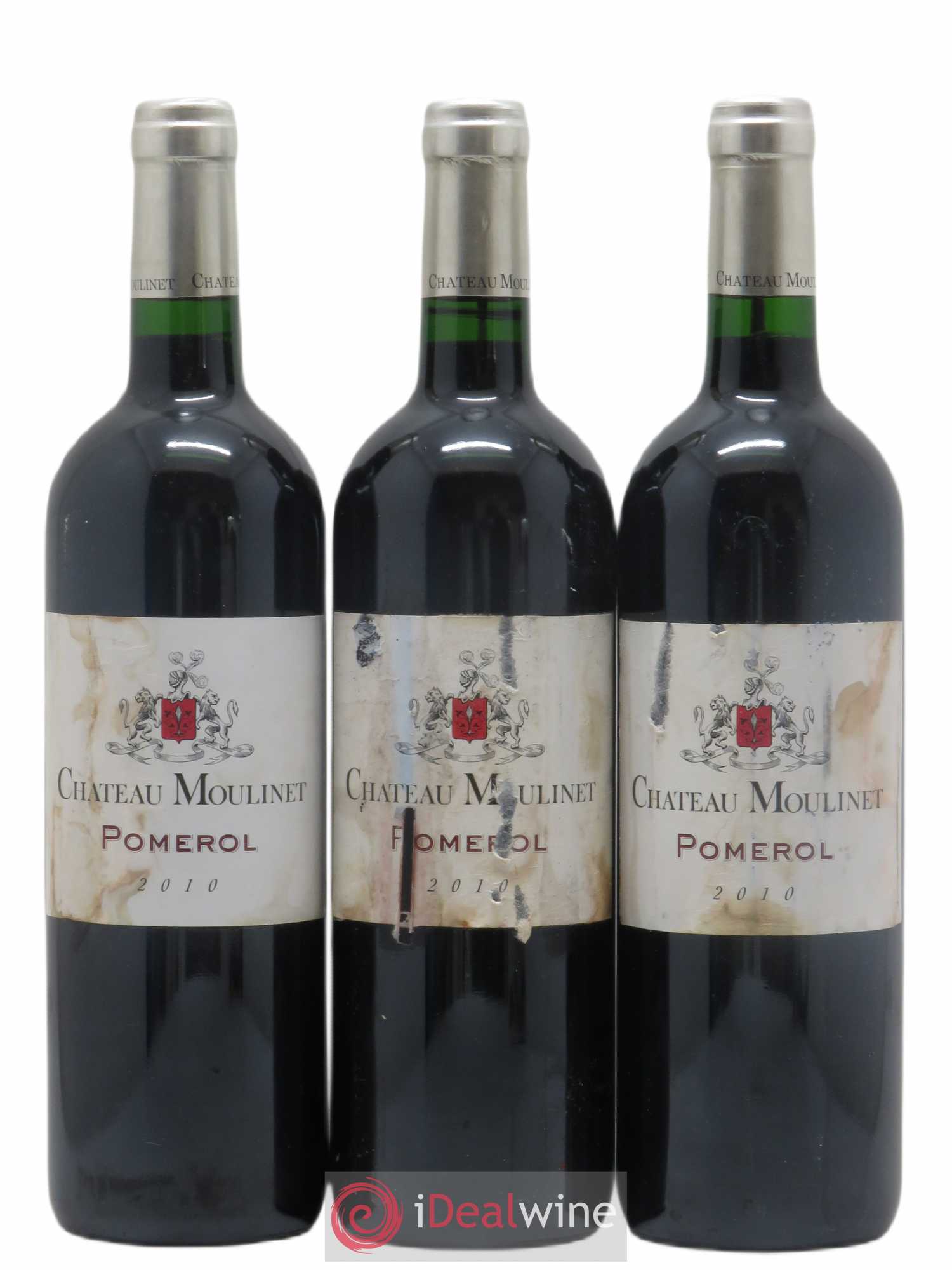 Château Moulinet 2010 - Lot de 3 bouteilles - 0