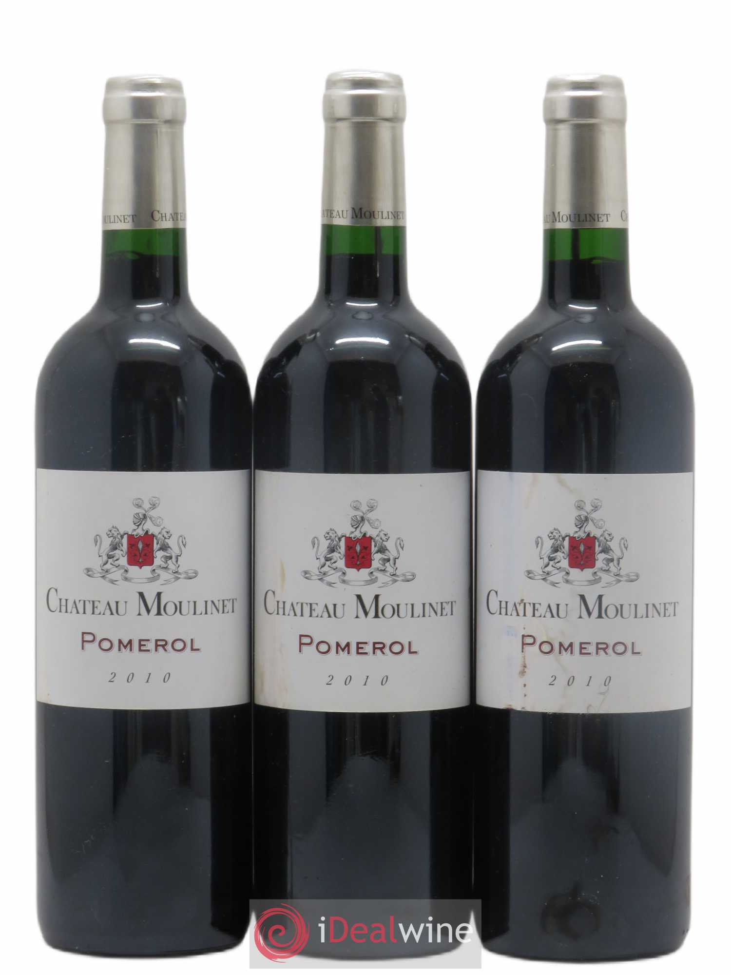 Château Moulinet 2010 - Lot de 3 bouteilles - 0