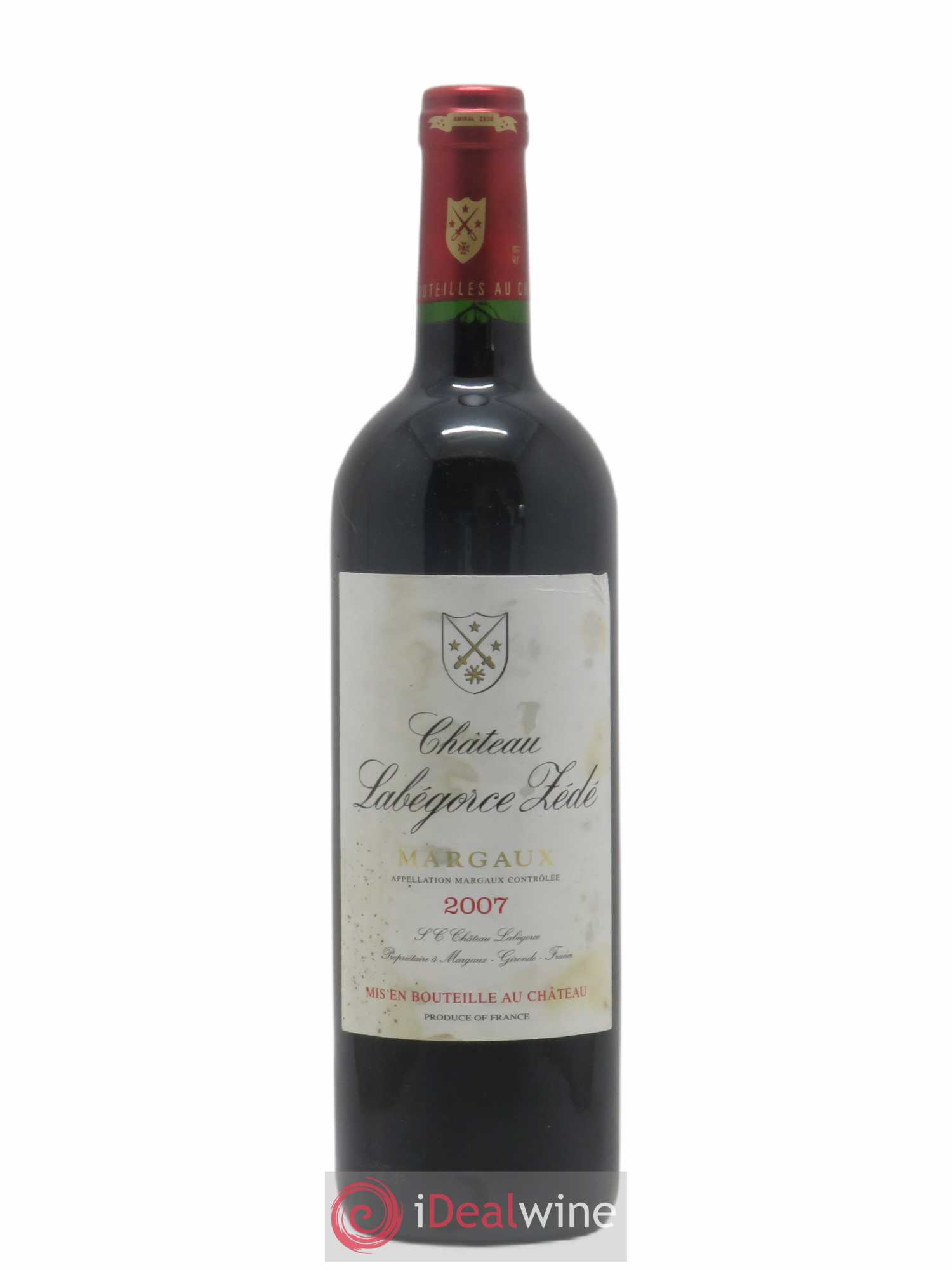 Château Labegorce Zédé Cru Bourgeois 2007 - Lot de 1 bouteille - 0