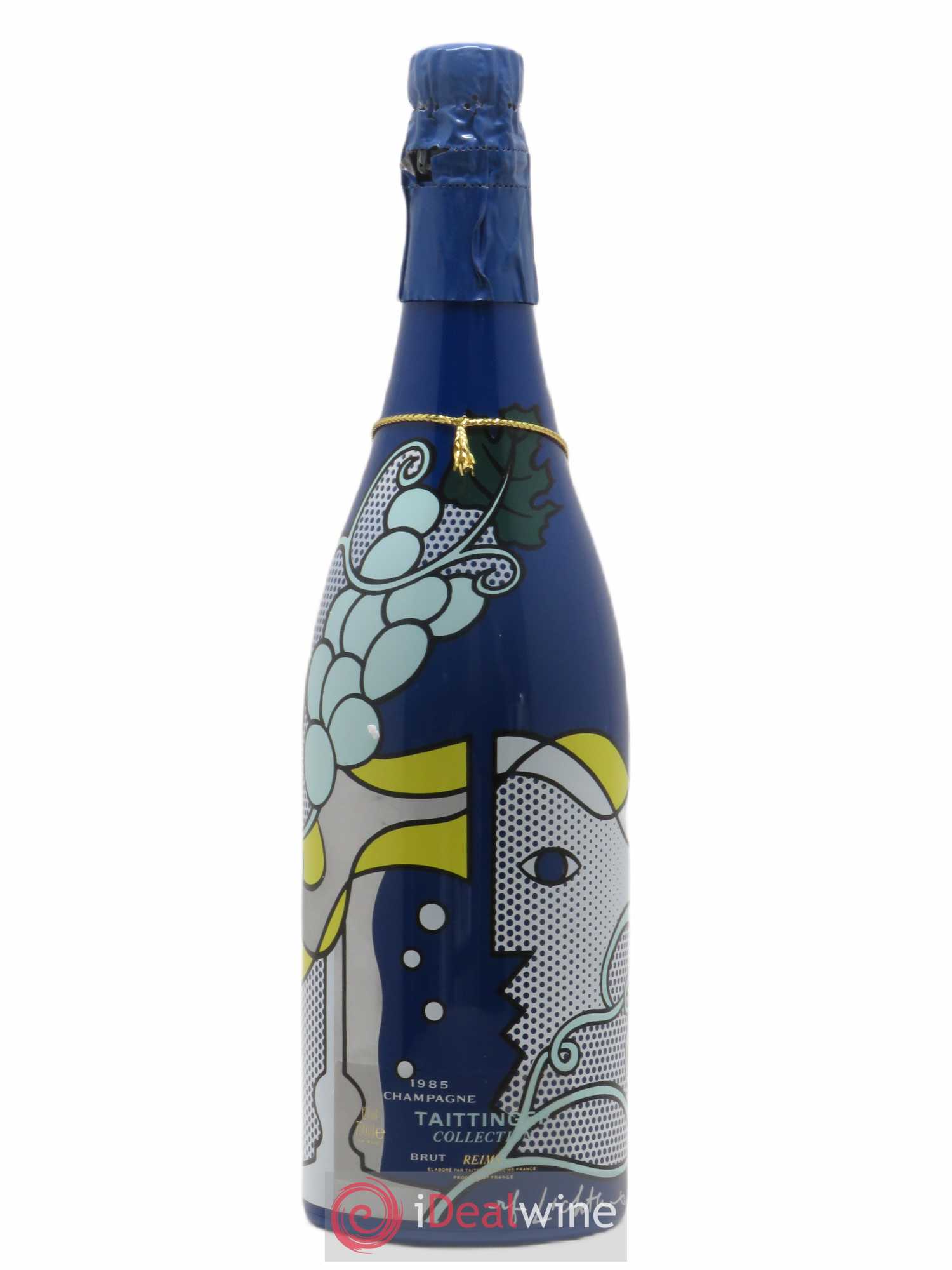 1985 - Collection Lichtenstein Taittinger Brut 1985 - Lot de 1 bouteille - 0