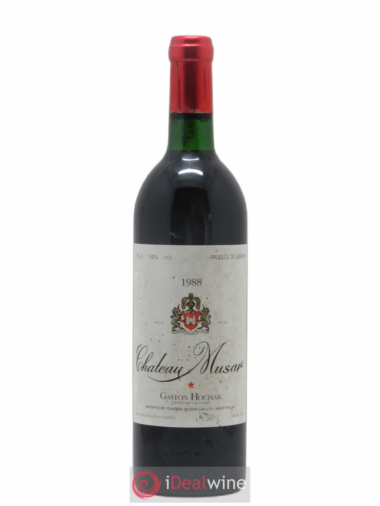 Château Musar Serge Hochar 1988 - Lot de 1 bouteille - 0