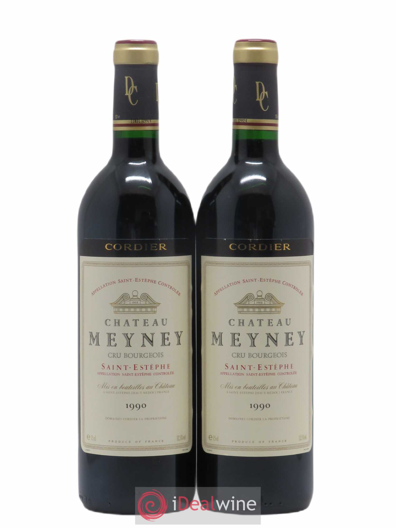 Château Meyney (sans prix de réserve) 1990 - Lot de 2 bouteilles - 0