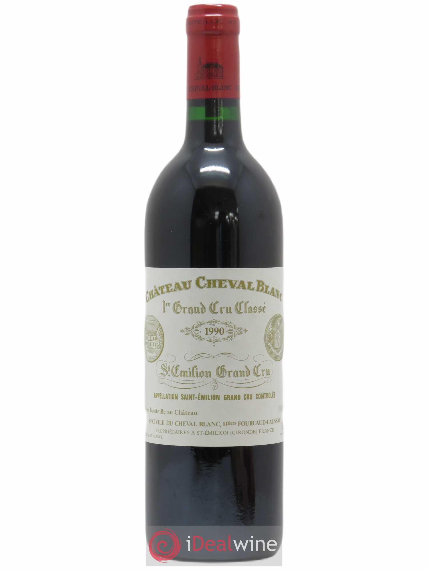 Château Cheval Blanc 1er Grand Cru Classé A 1990 - Lot de 1 bouteille - 0