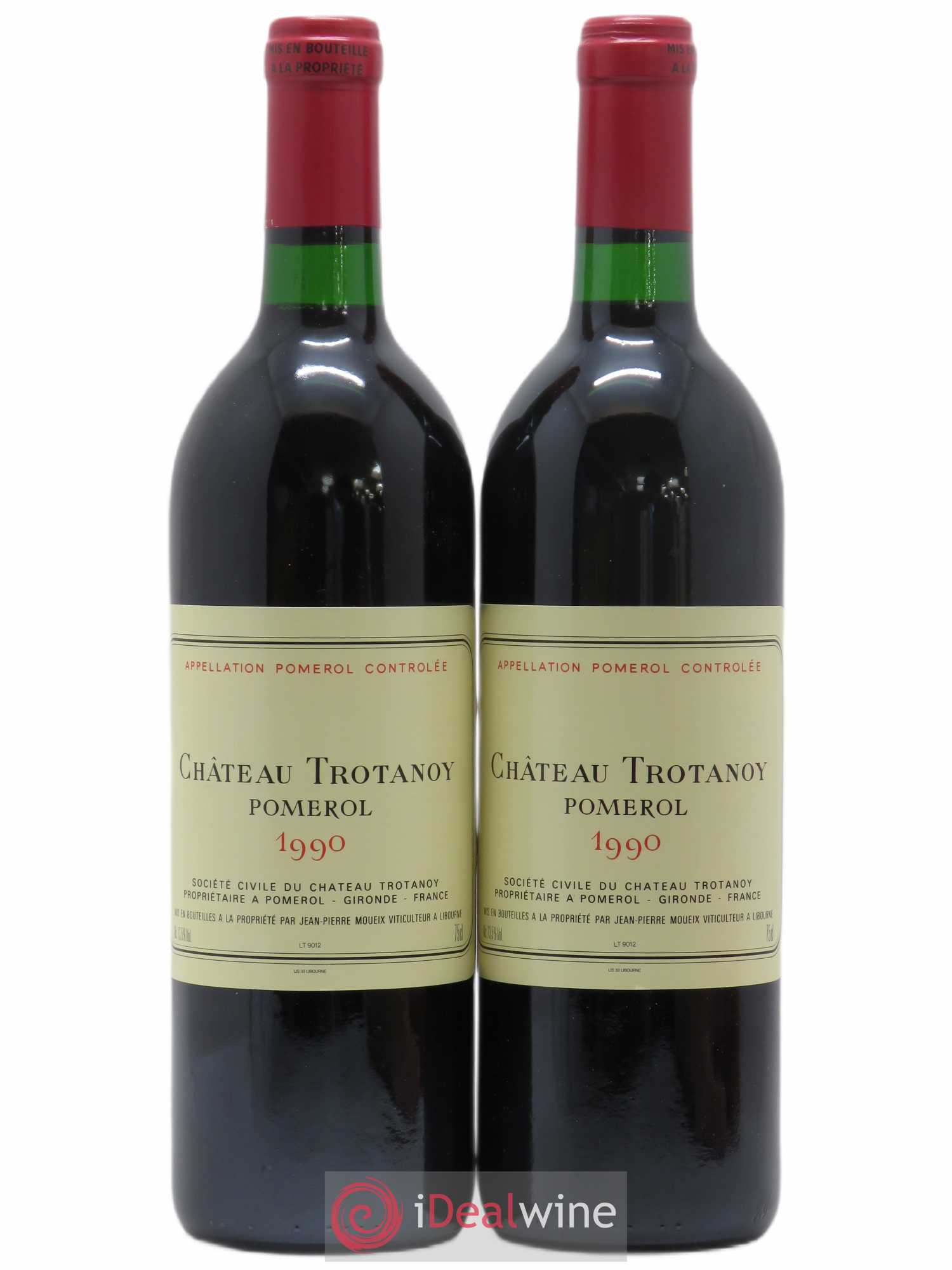 Château Trotanoy 1990 - Lot de 2 bouteilles - 0