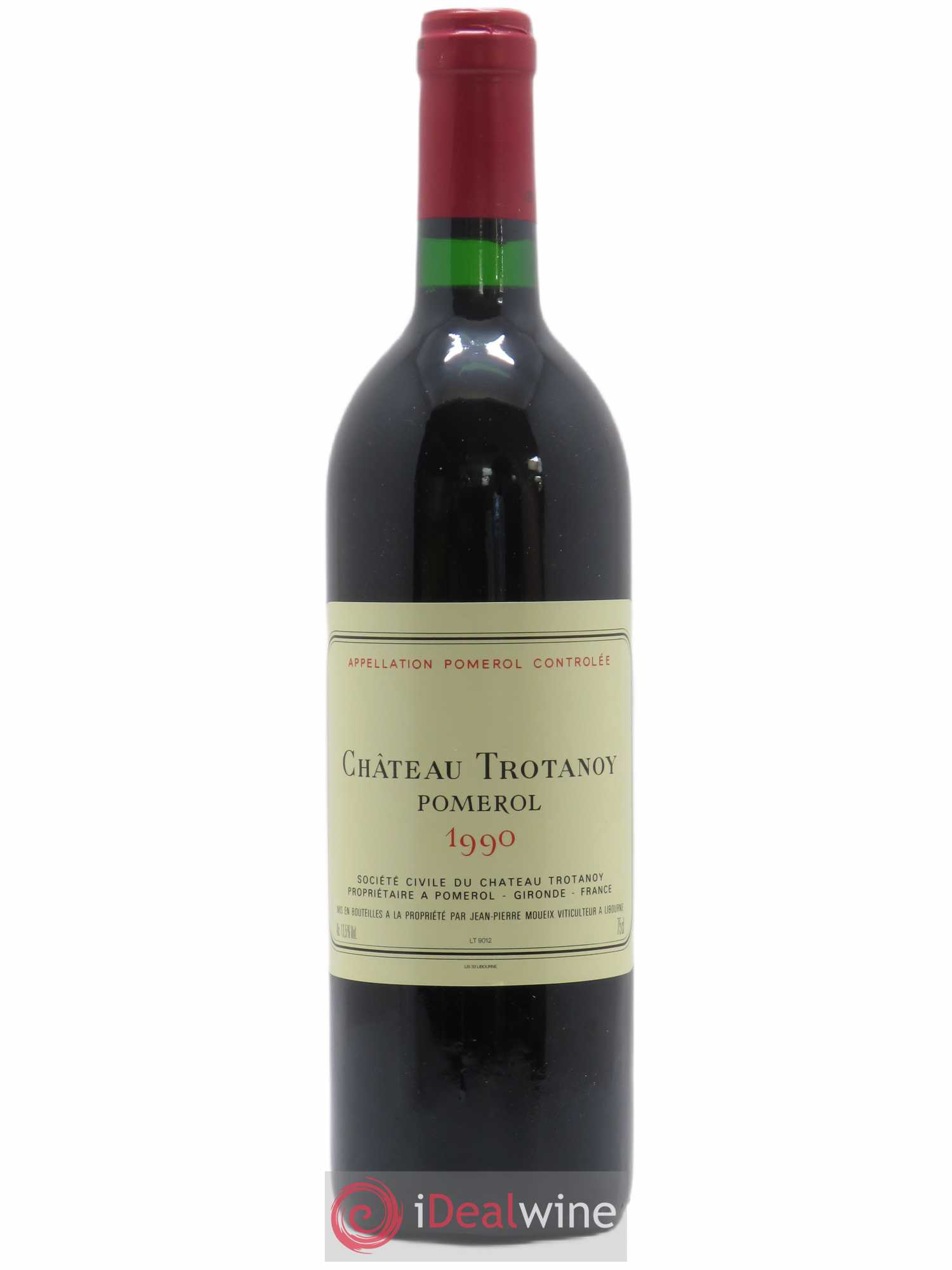 Château Trotanoy 1990 - Lot de 1 bouteille - 0