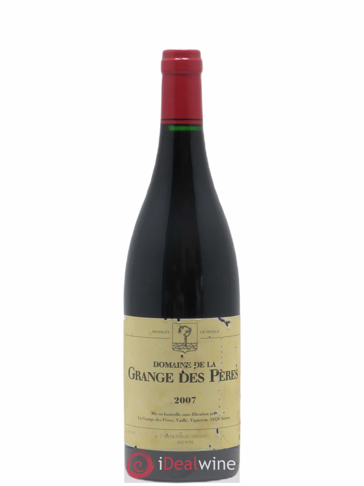 Pays d'Hérault Grange des Pères Laurent Vaillé 2007 - Lot de 1 bouteille - 0