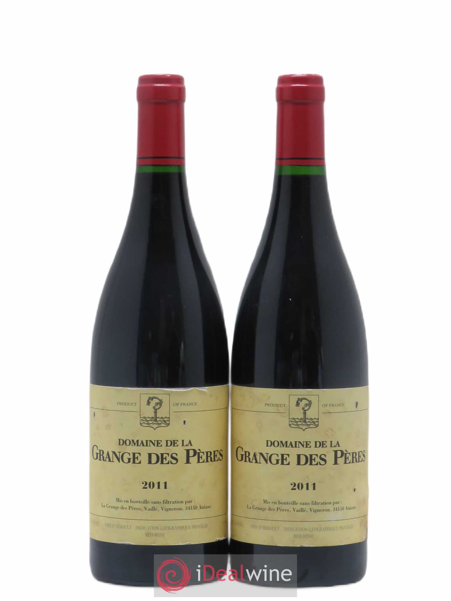 Pays d'Hérault Grange des Pères Laurent Vaillé 2011 - Lot de 2 bouteilles - 0