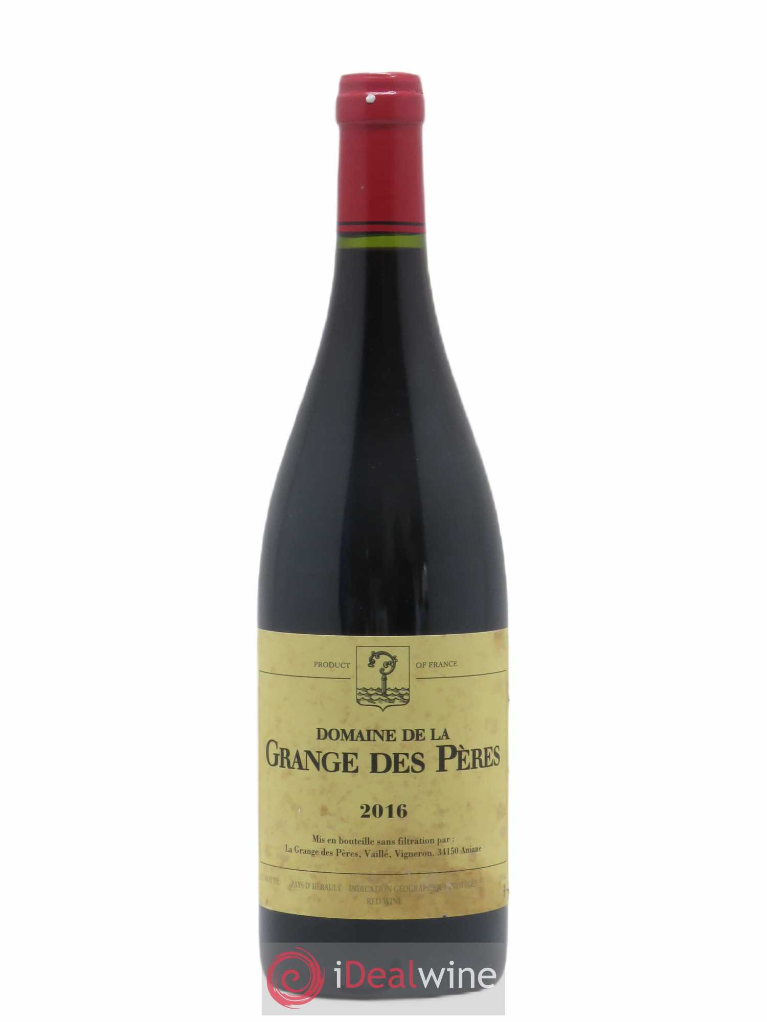 Pays d'Hérault Grange des Pères Laurent Vaillé 2016 - Lot de 1 bouteille - 0