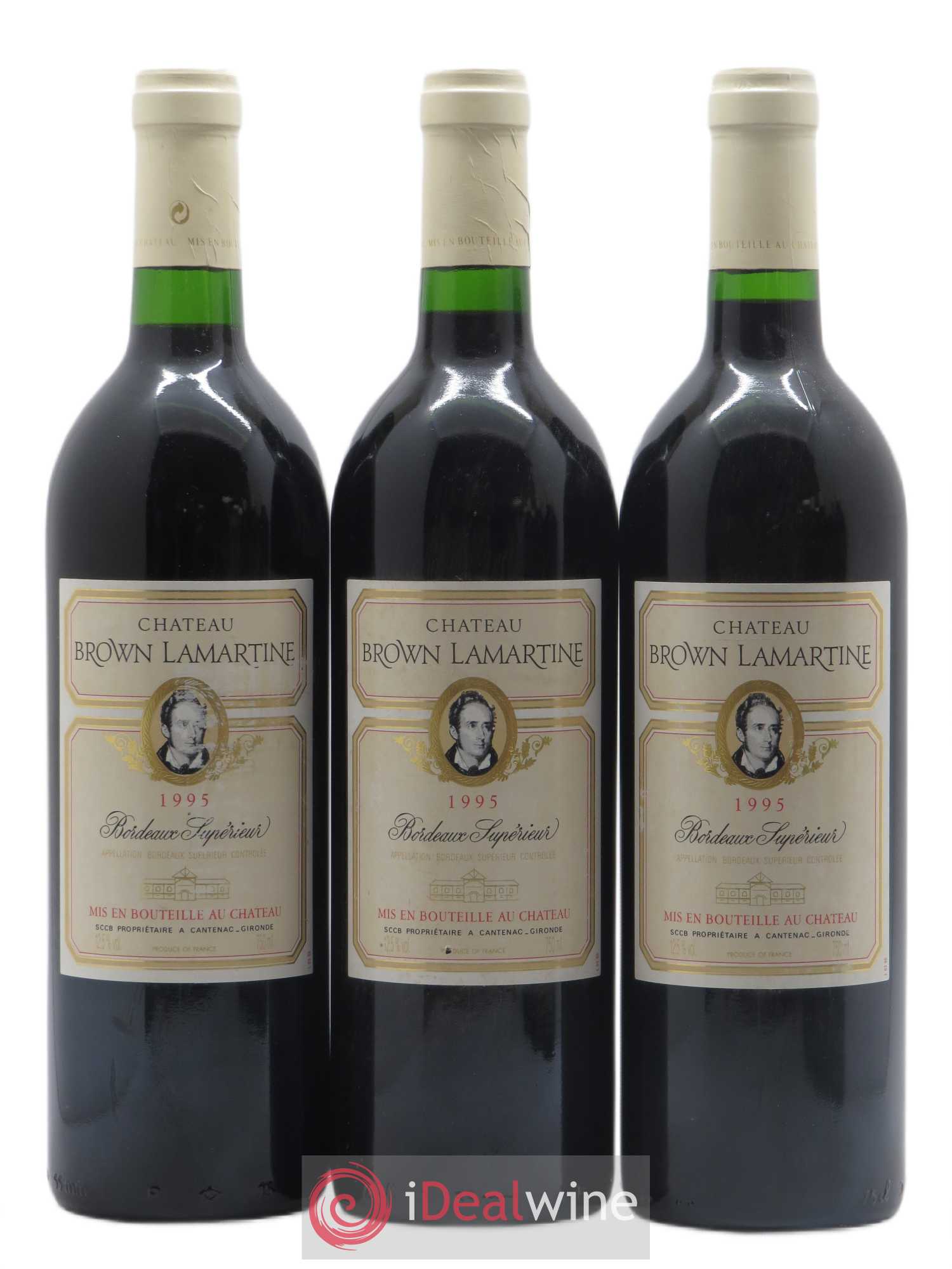 Bordeaux Supérieur Château Brown Lamartine (sans prix de réserve) 1995 - Posten von 6 Flaschen - 1